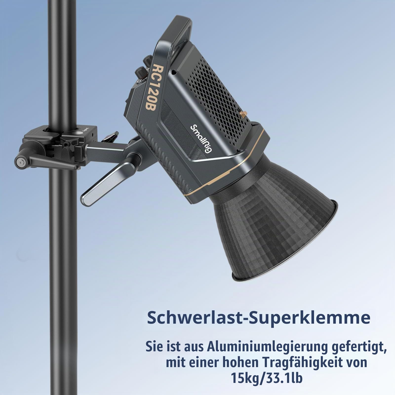 smallrig-4861-super-clamp-klemm-set-bis-15-kg-mit-1-4-und-3-8-zoll image 3