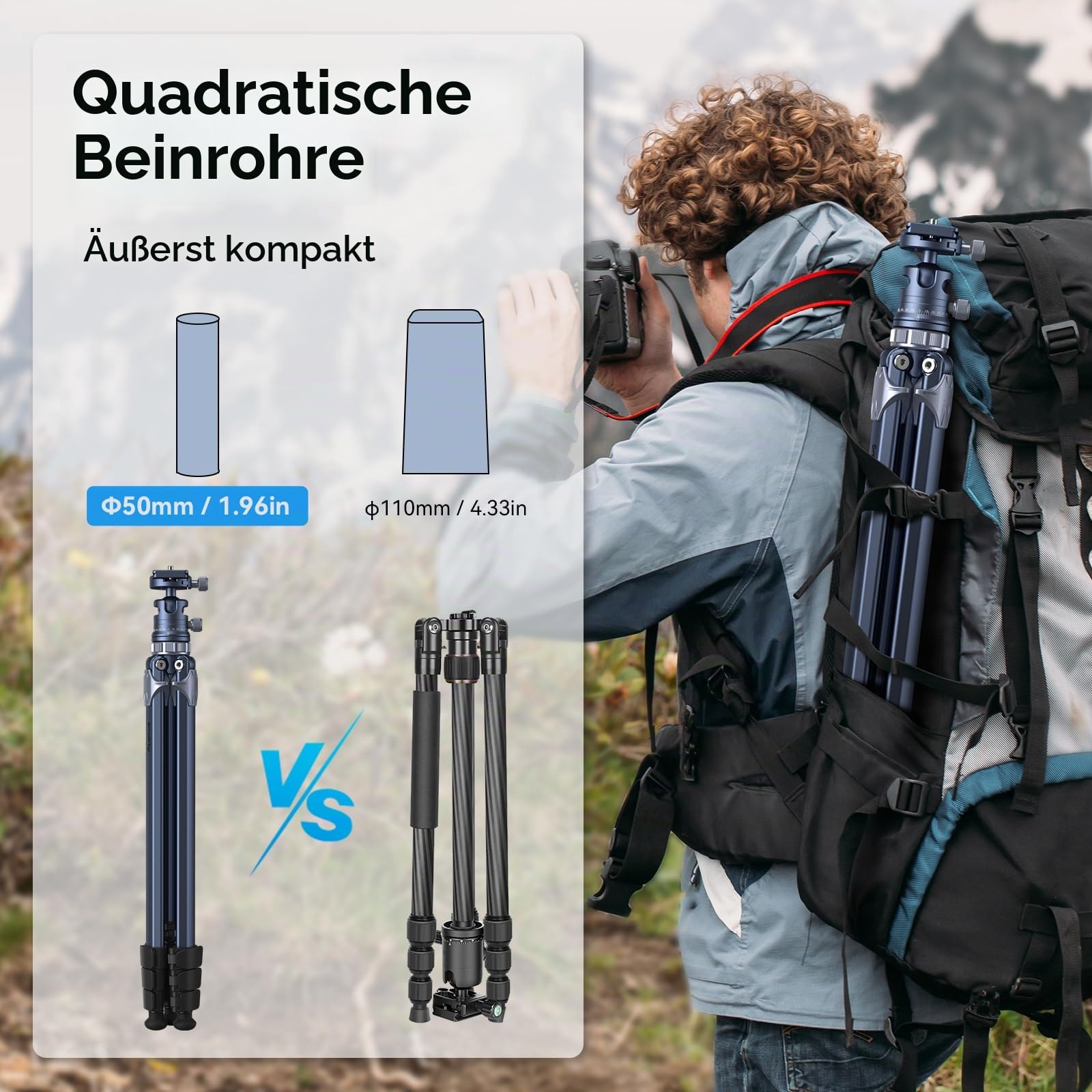 smallrig-ap-02-4222b-lightweight-travel-tripod-kamerastativ-159-cm-8-kg-traglast image 2