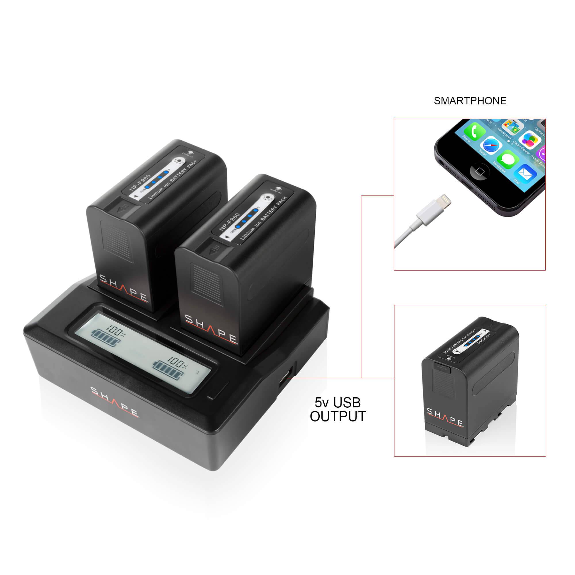 shape-np-f-dual-lcd-ladeger-t-f-r-sony-akkus-mit-usb-ausgang image 5