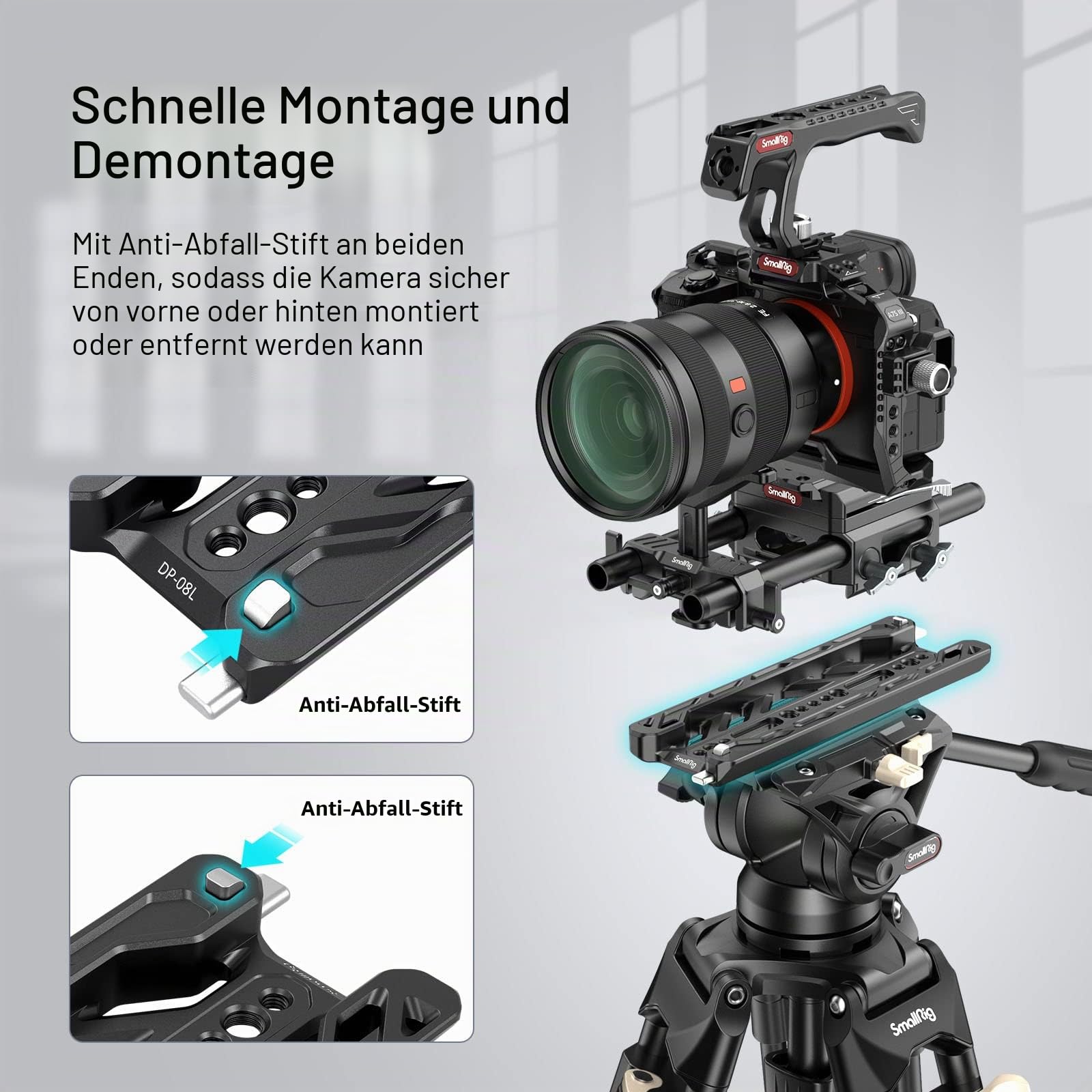 smallrig-3770-8-dovetail-plate-f-r-arri-mit-20kg-traglast image 4