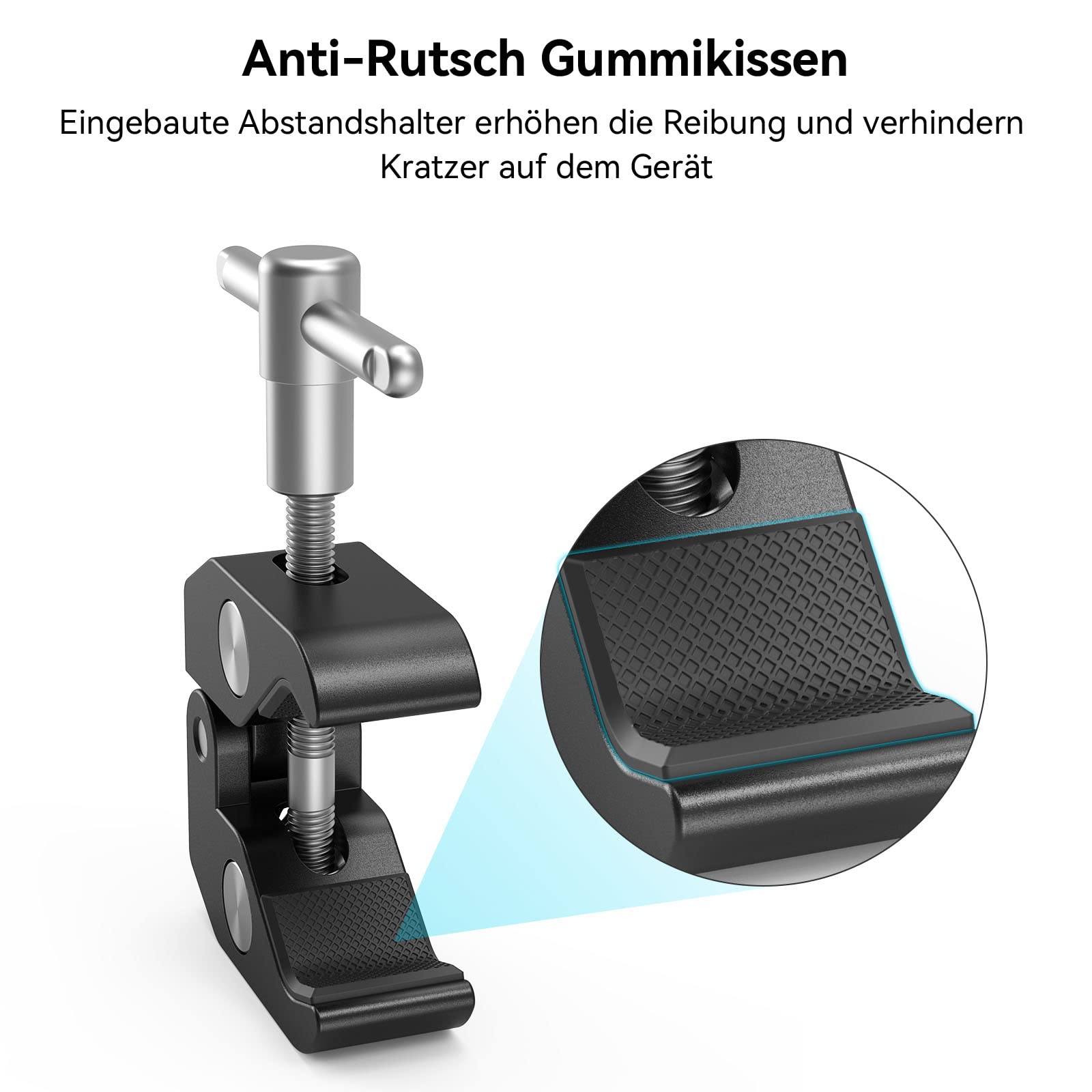 smallrig-735-super-clamp-stativklemme-aluminium-mit-1-4-und-3-8-gewinde image 5