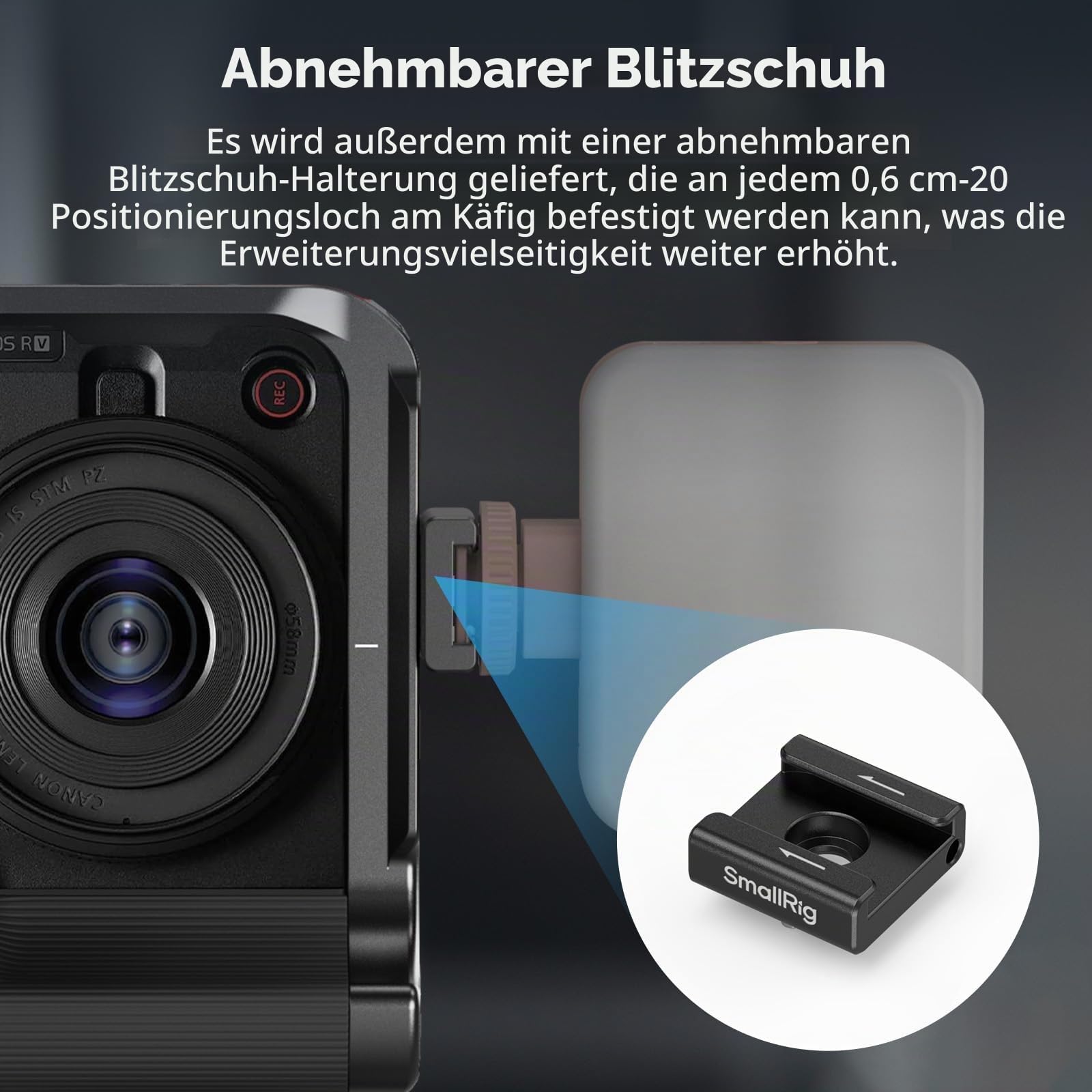 smallrig-r50-v-kamerak-fig-5427-f-r-canon-r50v-mit-silikongriff-arca image 5