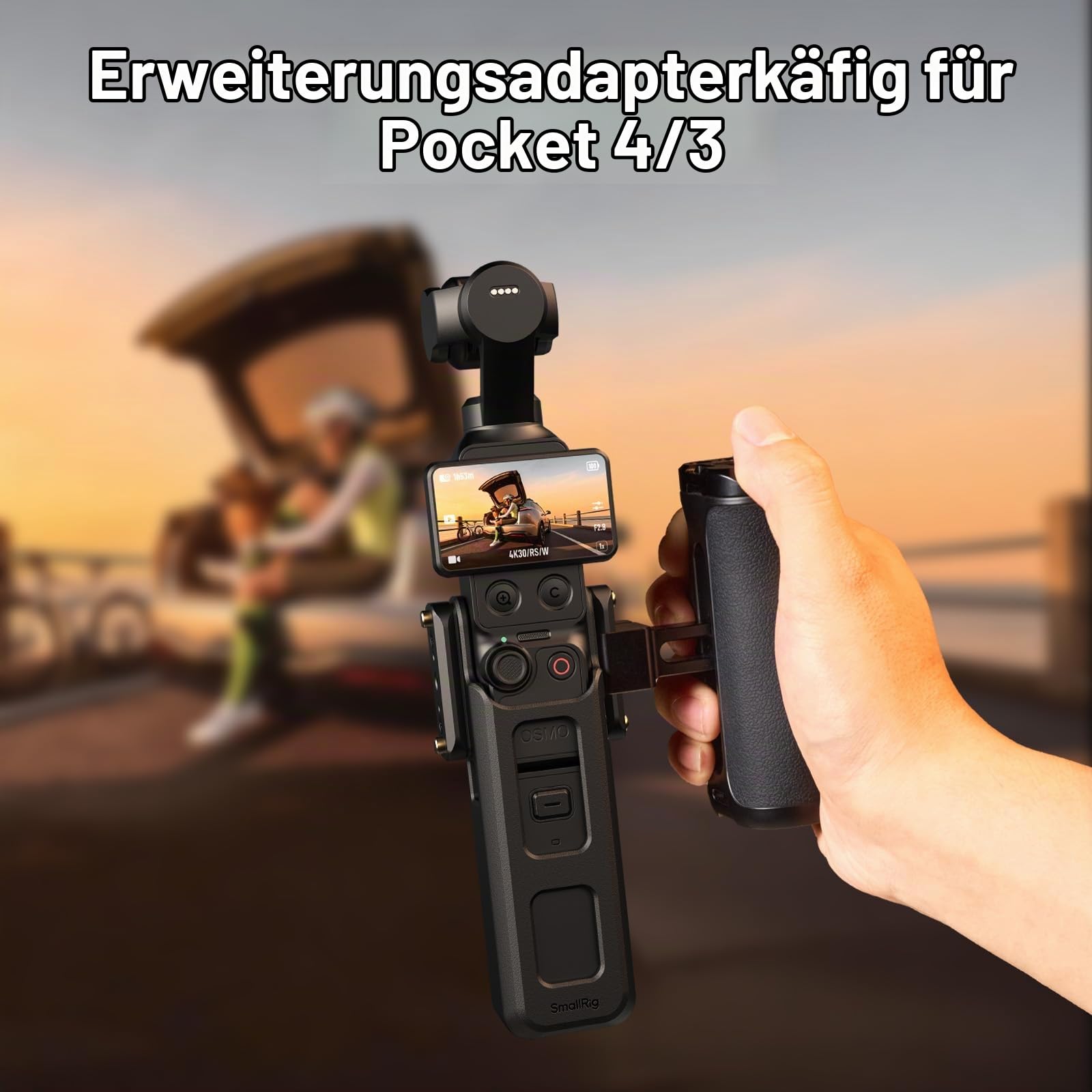 smallrig-6006-erweiterungsk-fig-f-r-dji-osmo-pocket-4p-4-3-mit-magnet-und-nato-s image 2