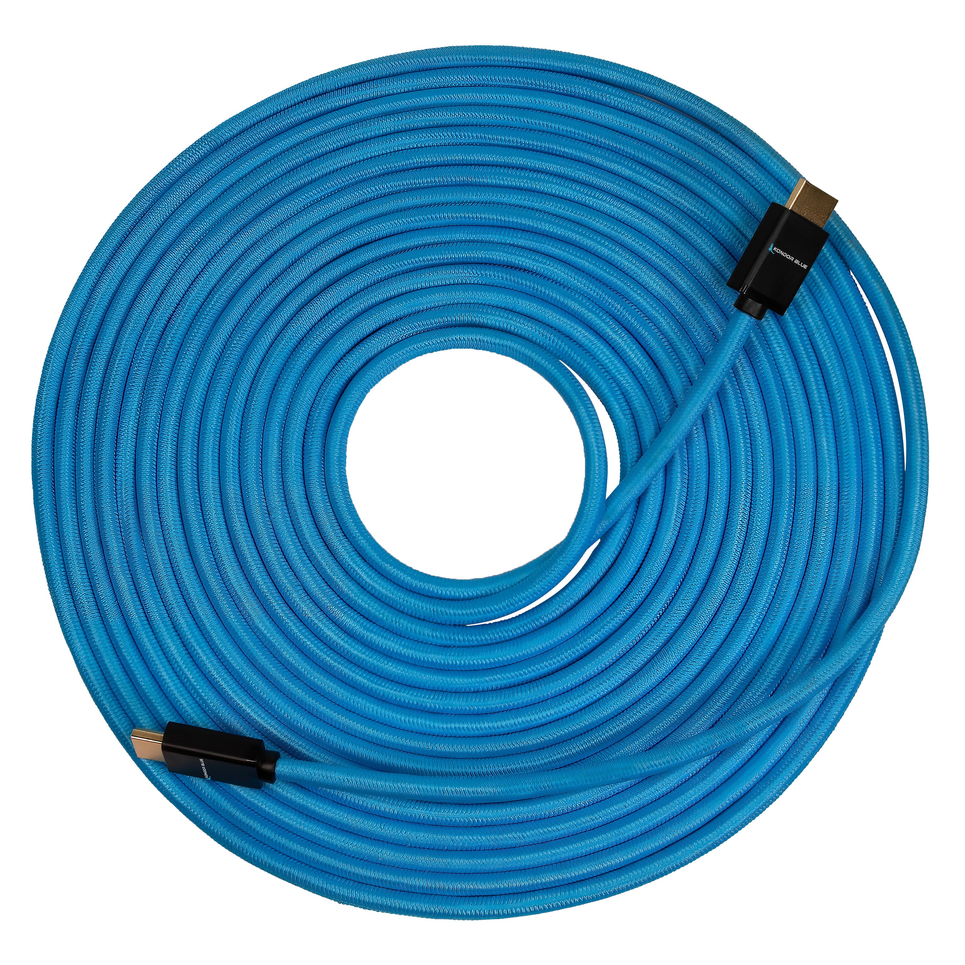 kondor-blue-hdmi-kabel-25ft-4k-30hz-nylon-blau-full-hdmi image 3