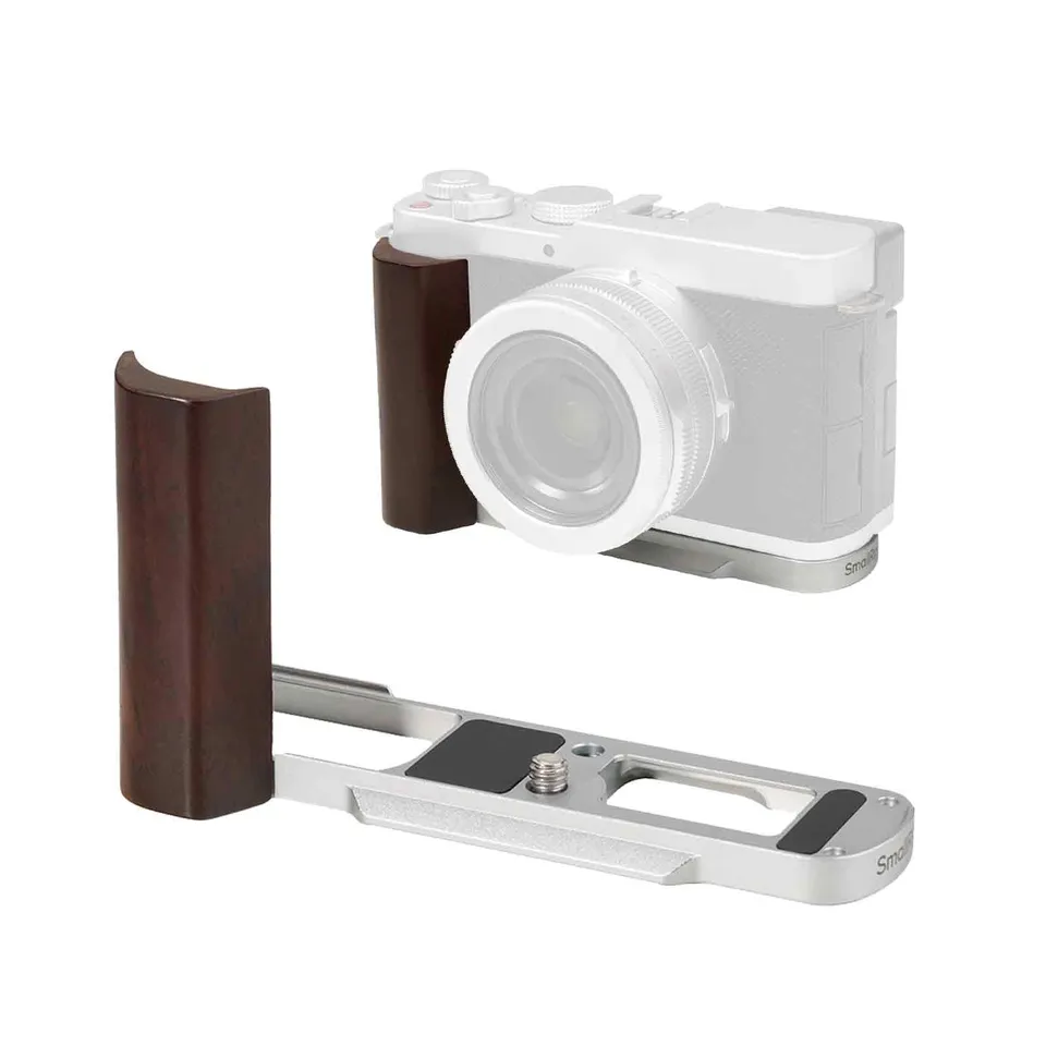 smallrig-lumix-l10-handgriff-5943-l-f-rmig-holz-silber image 1