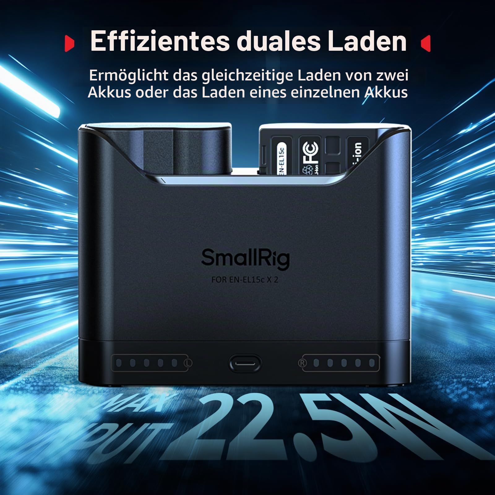 smallrig-en-el15c-akku-set-5486-mit-22-5w-dual-ladeger-t-f-r-nikon image 5