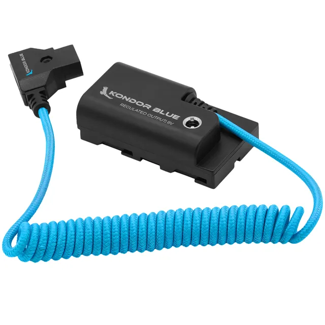 kondor-blue-d-tap-auf-sony-l-serie-npf-dummy-battery-kabel-8v image 1