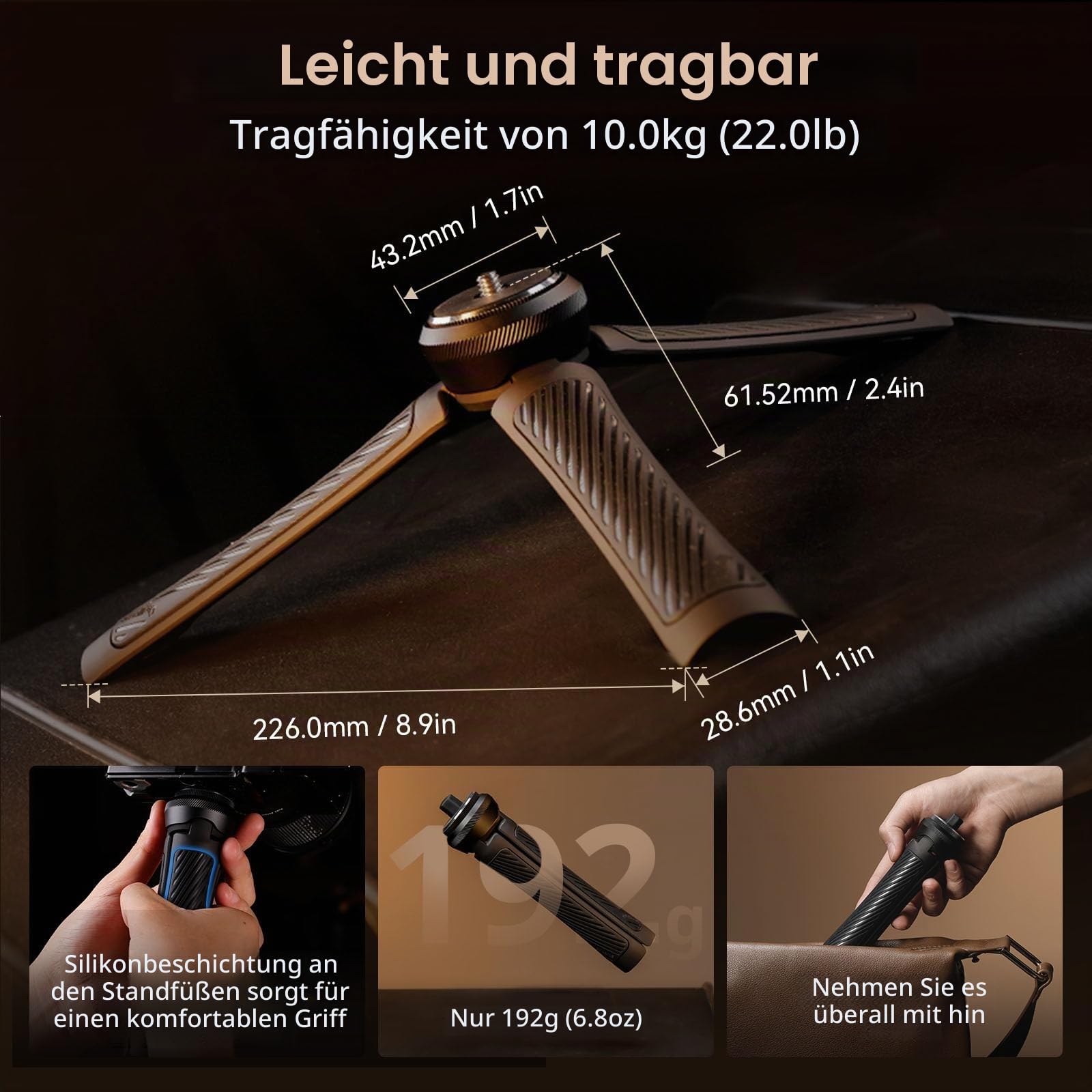smallrig-mini-stativ-mit-schnellverschluss-f-r-1-4-20-halterung image 2