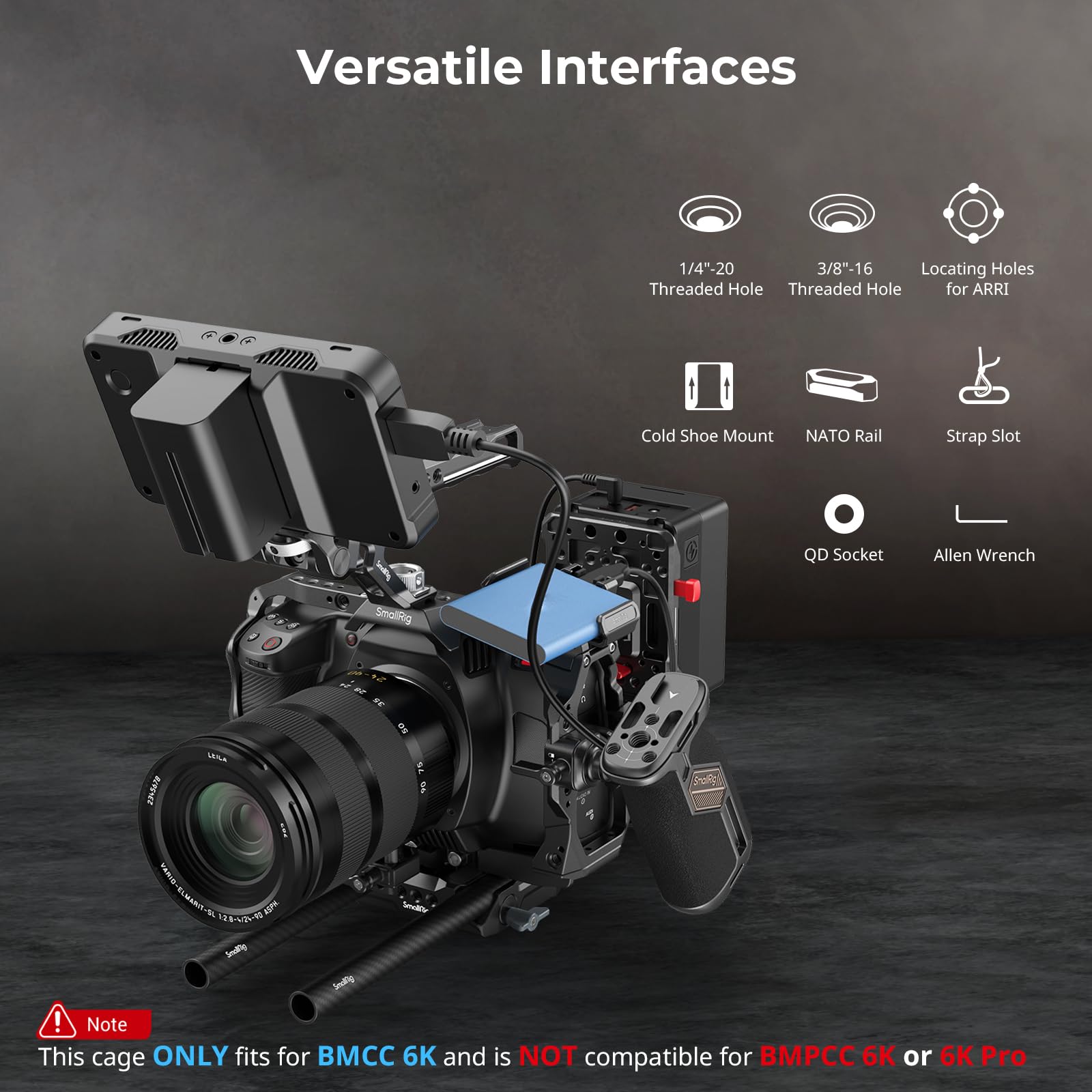 smallrig-camera-cage-advanced-kit-4575-f-r-blackmagic-cinema-6k image 3