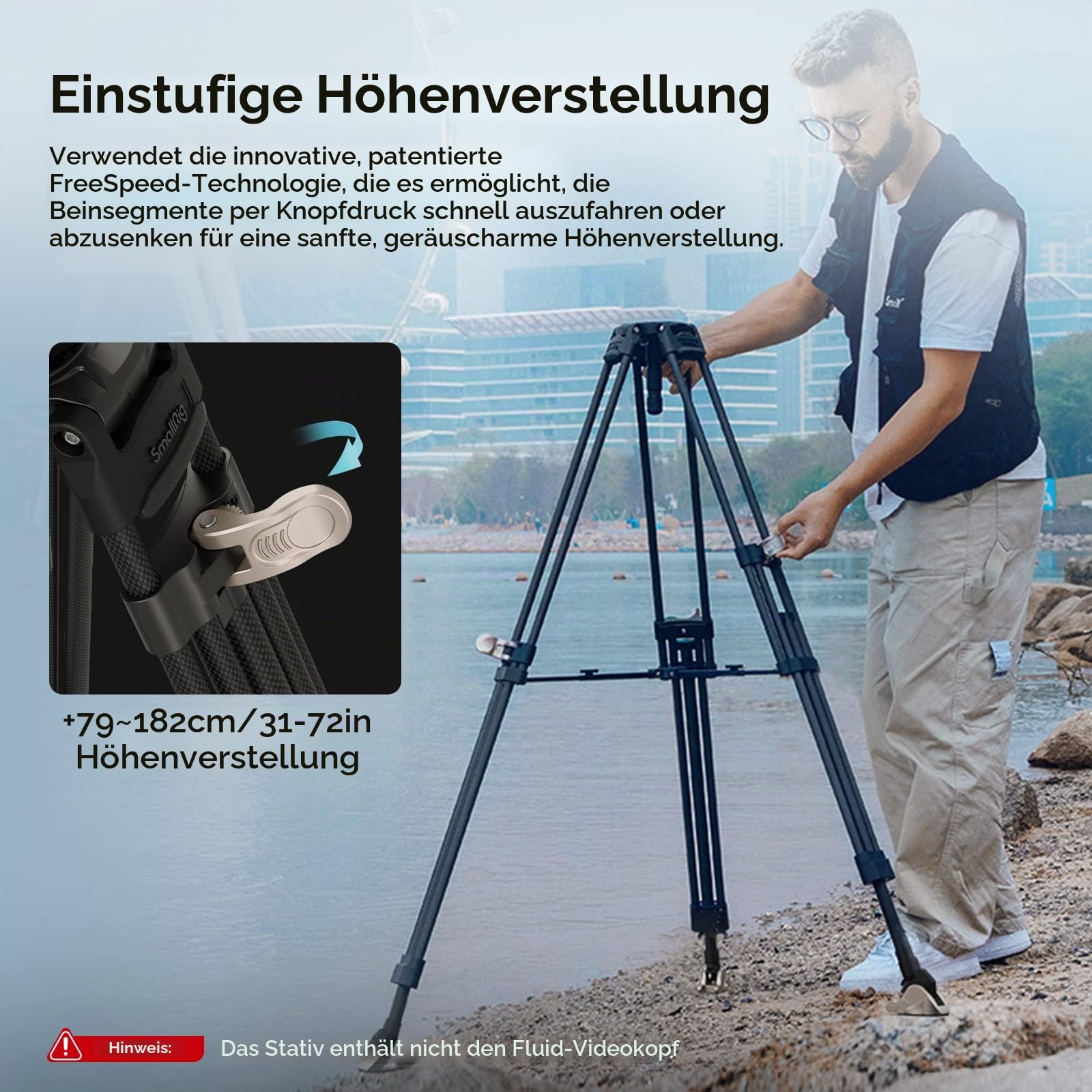 smallrig-4167b-heavy-duty-carbon-stativ-72-zoll-25-kg image 2