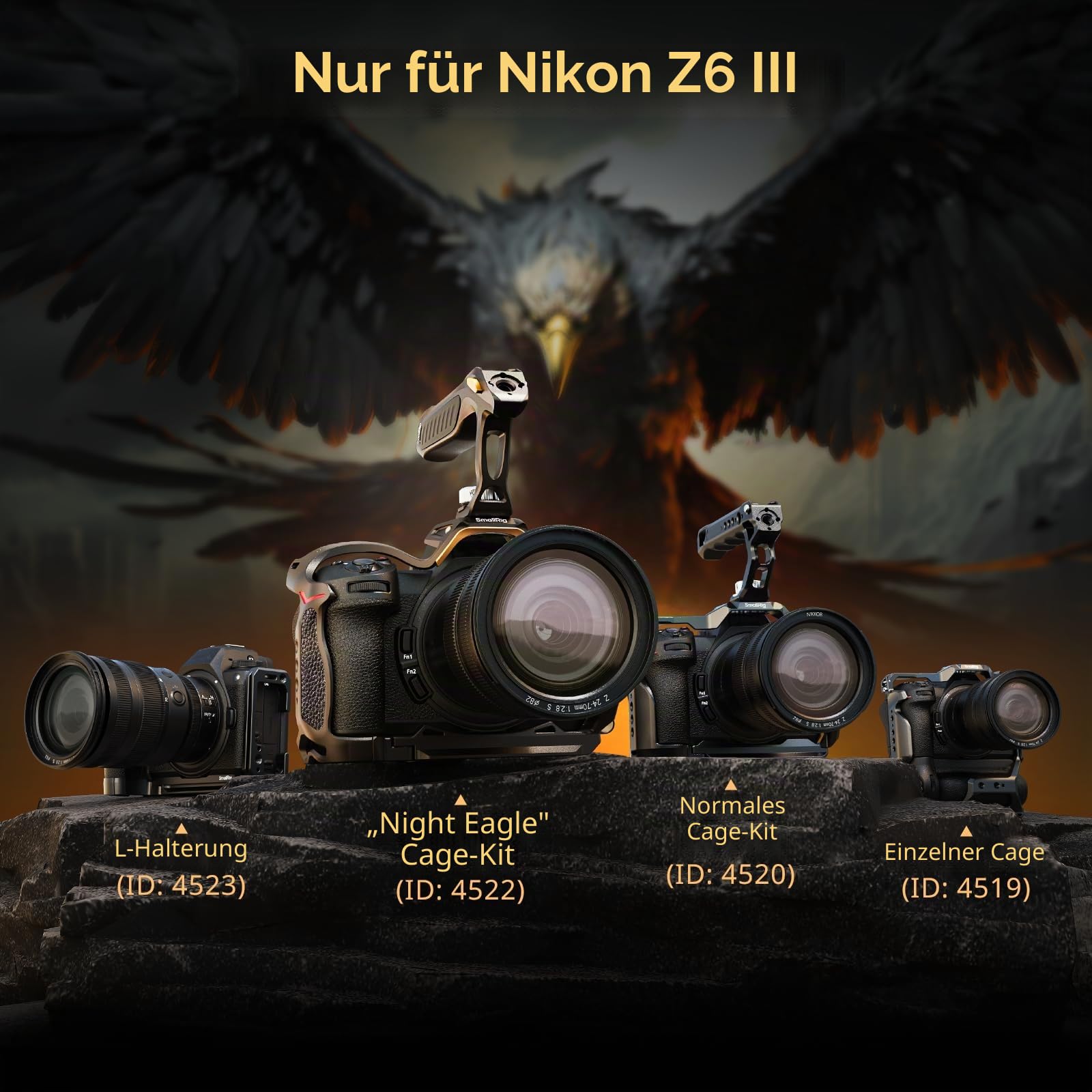 smallrig-4520-z6-iii-camera-cage-kit-f-r-nikon-z6-iii-mit-top-griff-und-kabelkle image 2