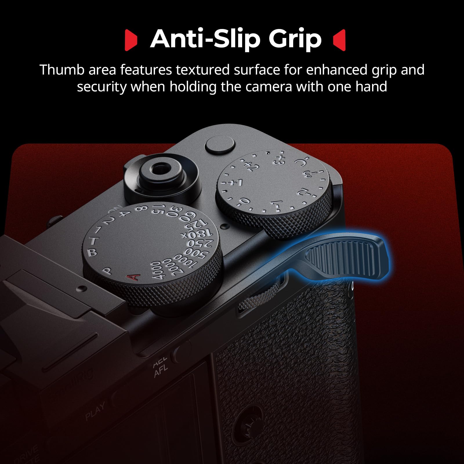 smallrig-5452-thumb-grip-mit-hot-shoe-cover-f-r-fujifilm-x-e5-schwarz image 2