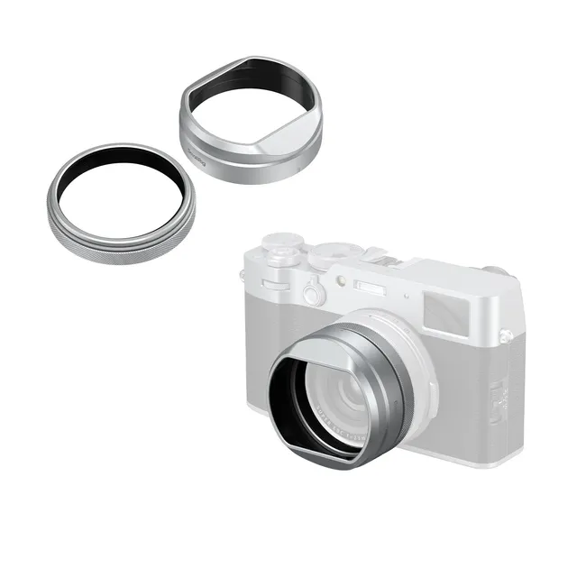 smallrig-5849-gegenlichtblende-silber-f-r-fujifilm-x100vi-x100v-mit-49mm-adapter image 1