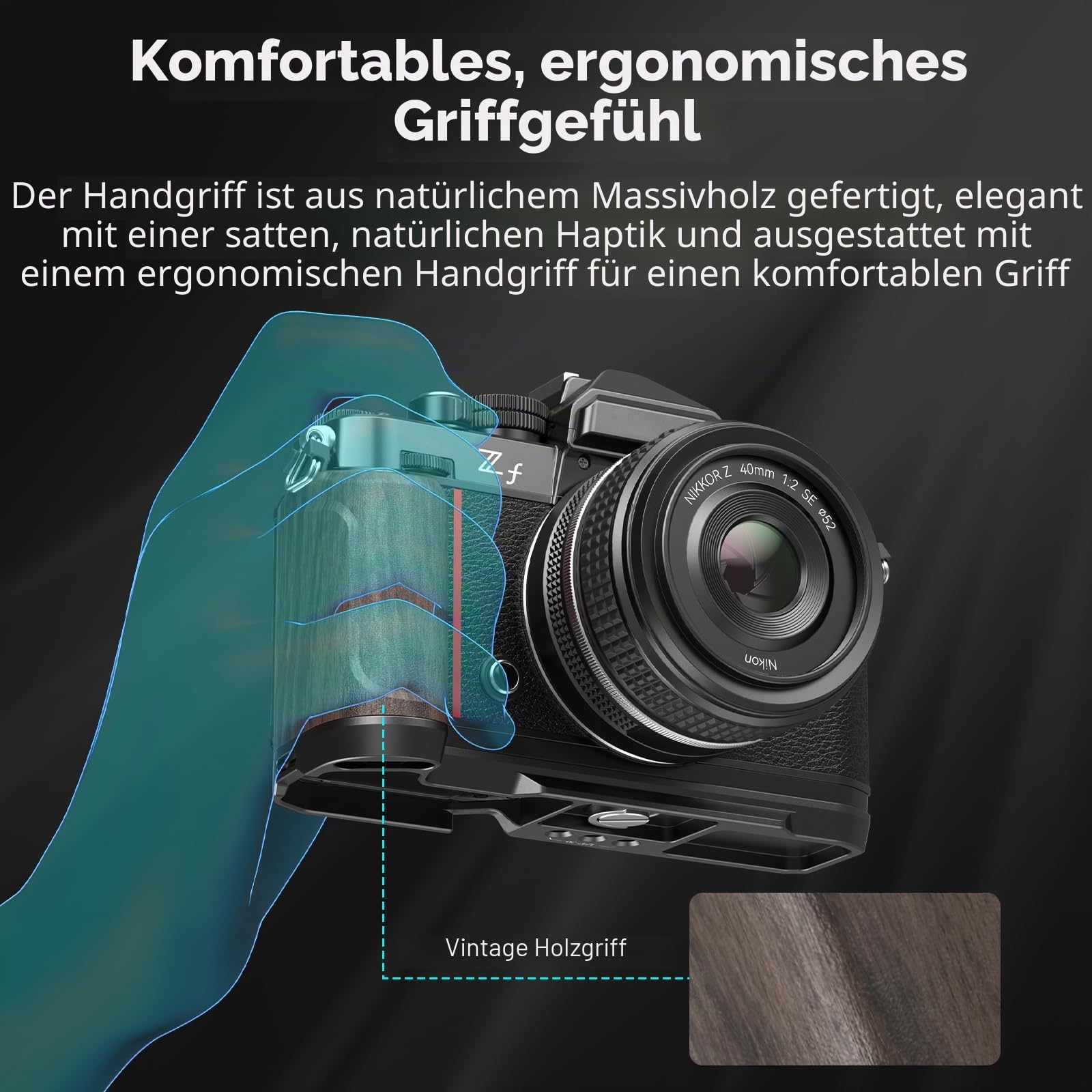 smallrig-4801-holzhandgriff-l-griff-f-r-nikon-z-f-mit-arca-platte image 5