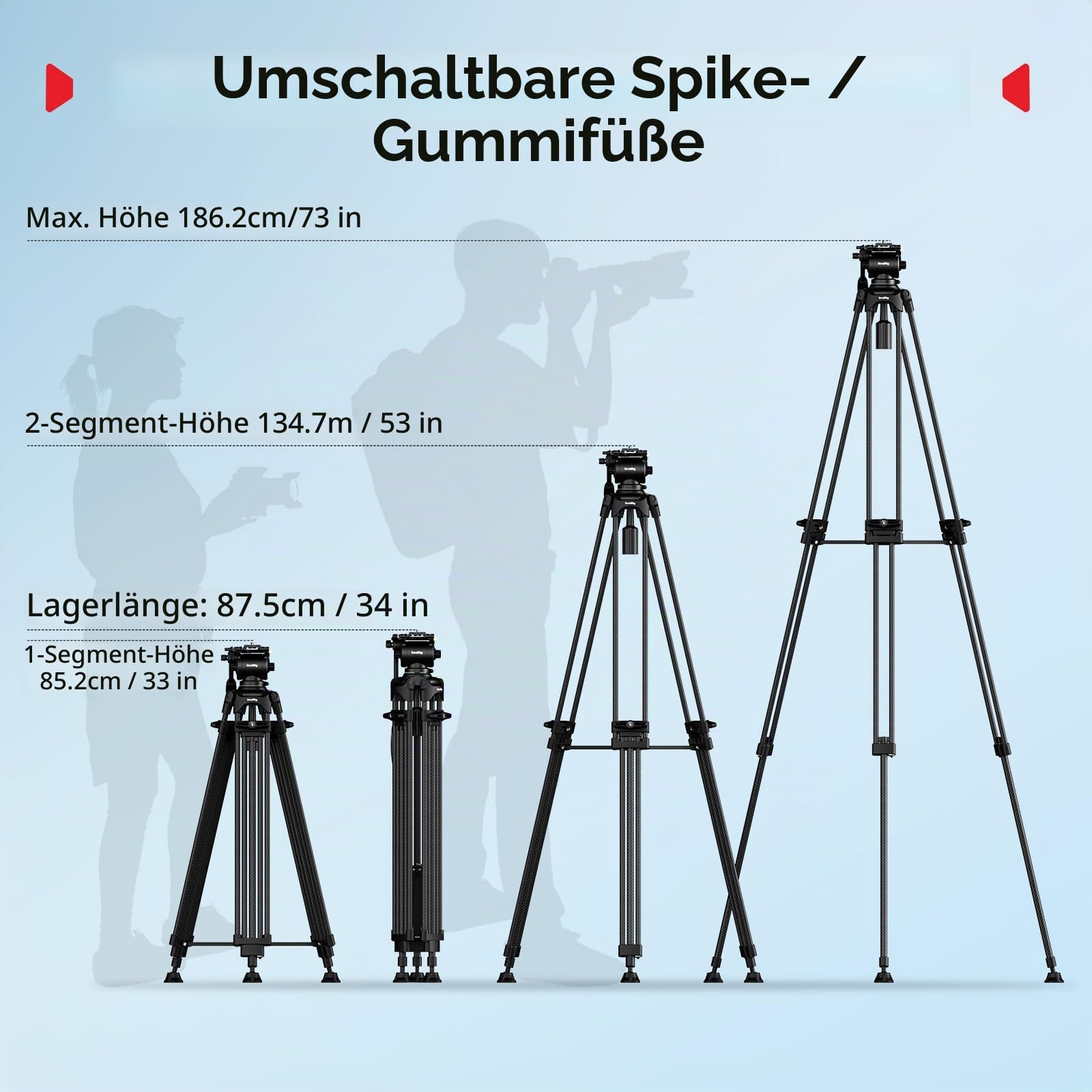 smallrig-5443-freespeed-videostativ-carbon-186cm-fluidkopf-75mm-bowl-10-kg-tragk image 8