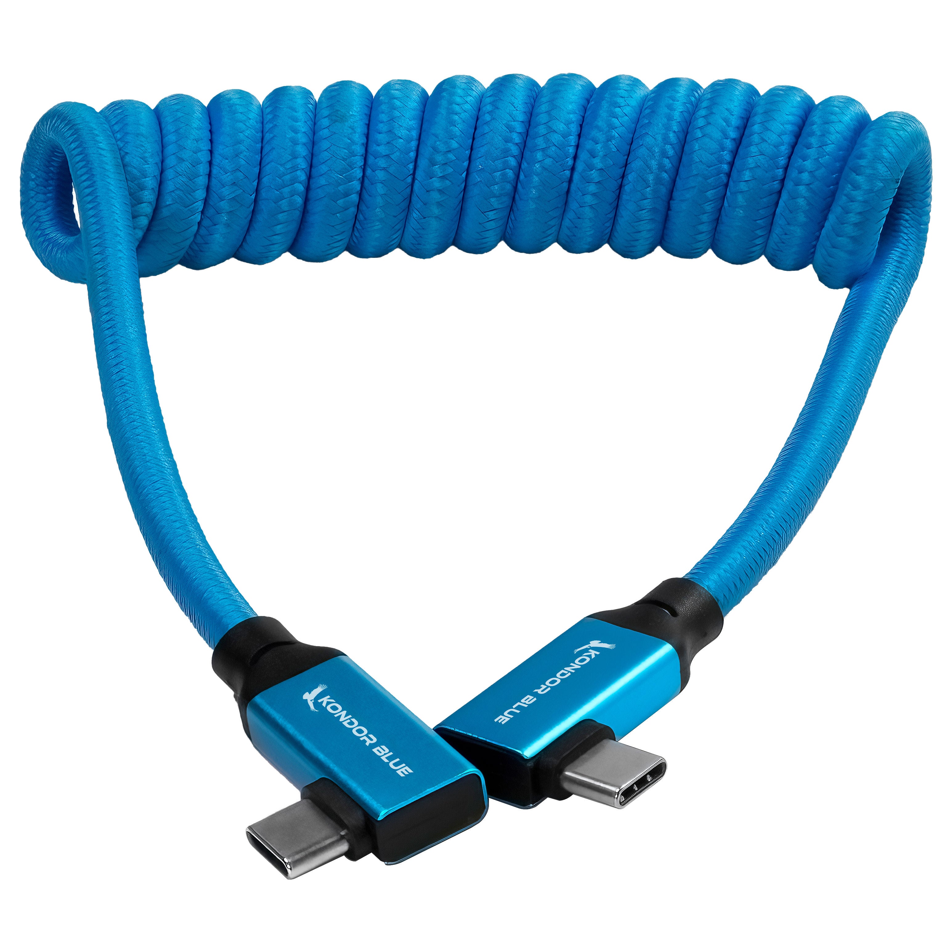 kondor-blue-12-24-coiled-usb-c-3-2-right-angle-kabel-20gb-s-100w image 2