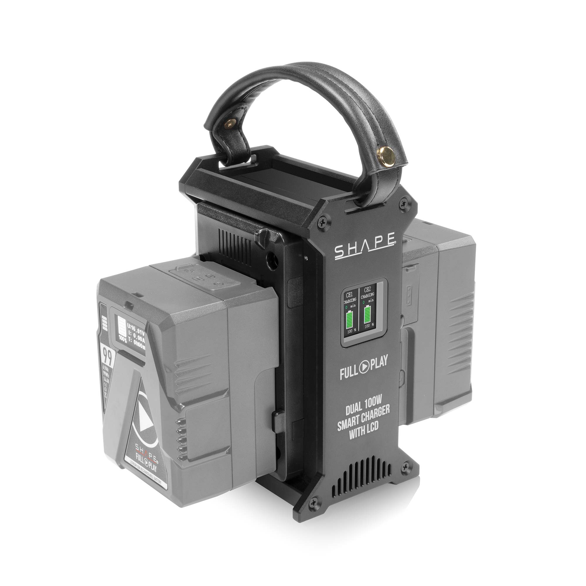shape-full-play-dual-v-mount-100w-schnellladeger-t-mit-lcd image 2