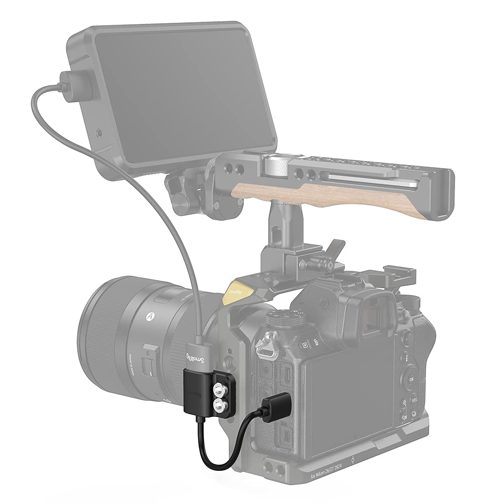 smallrig-3020-ultra-slim-4k-adapterkabel-mini-hdmi-male-auf-hdmi-female-14cm image 2