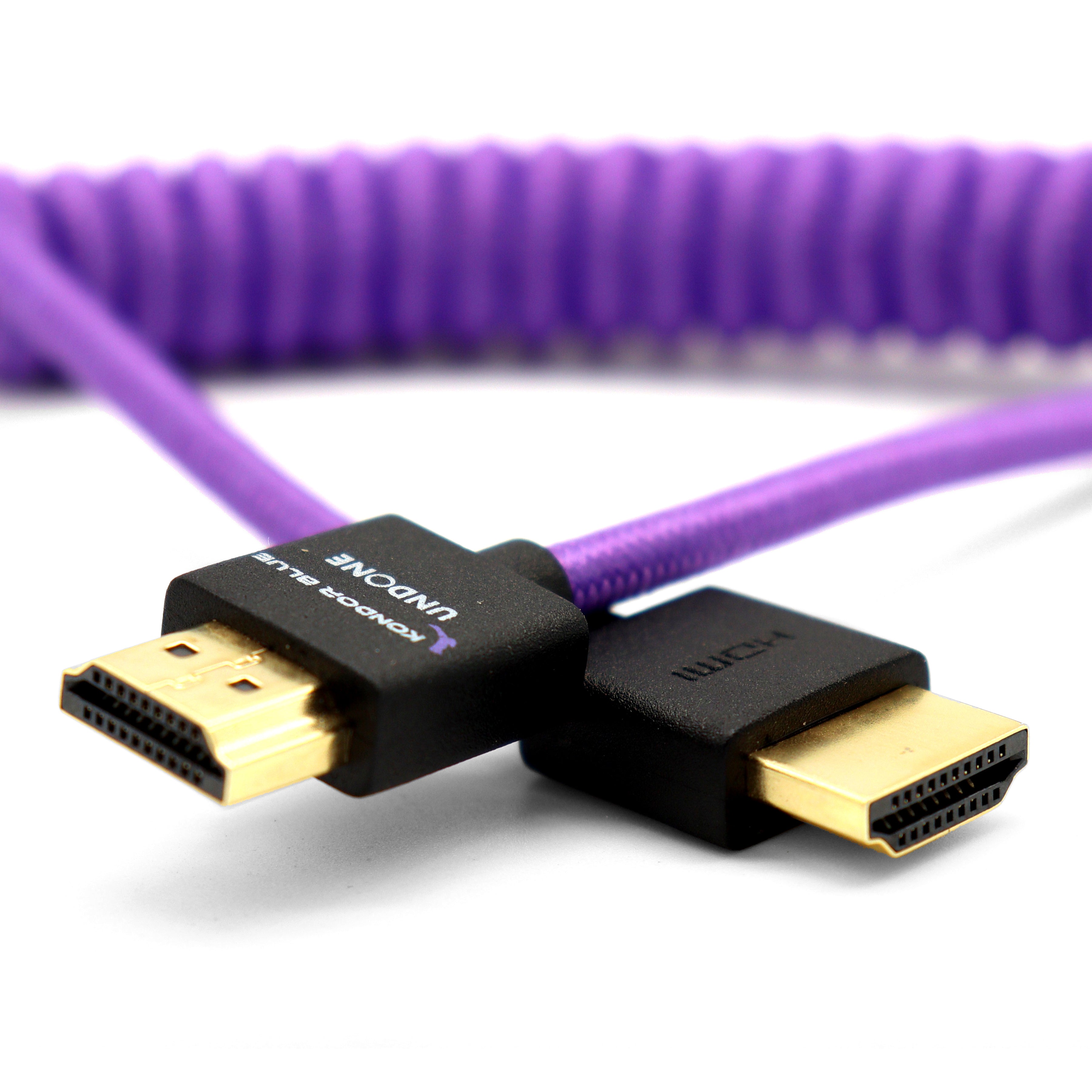 kondor-blue-gerald-undone-mk2-hdmi-kabel-12-24-spiralkabel-lila image 5