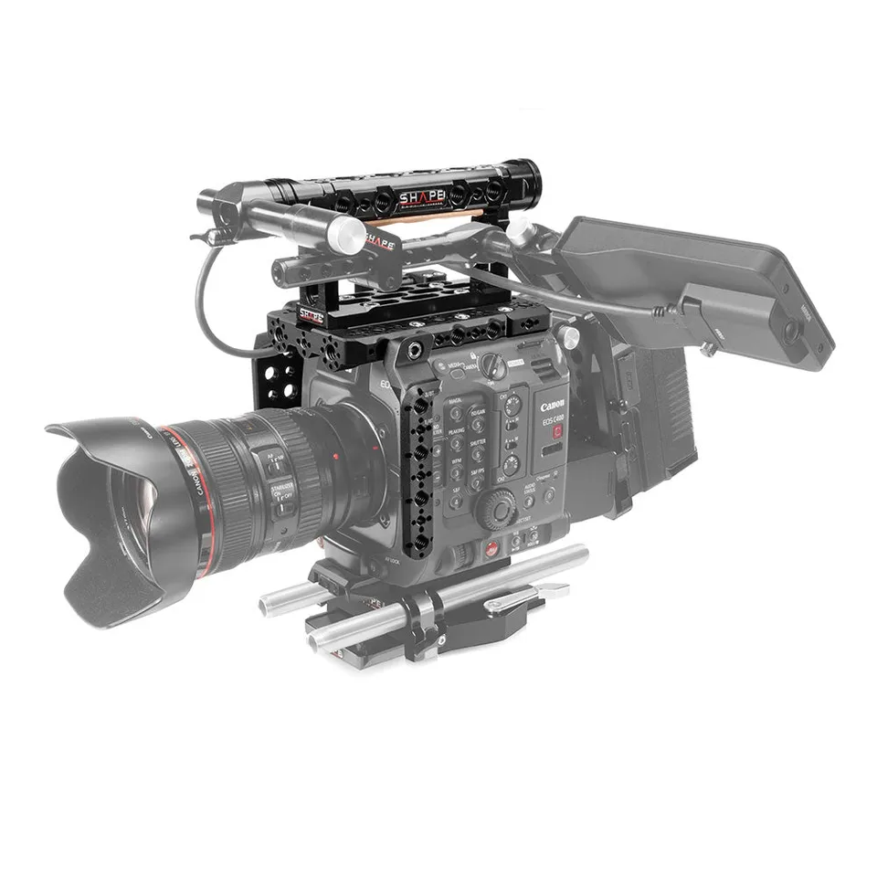 shape-cage-mit-top-handle-und-holzgriff-f-r-canon-eos-c400 image 1