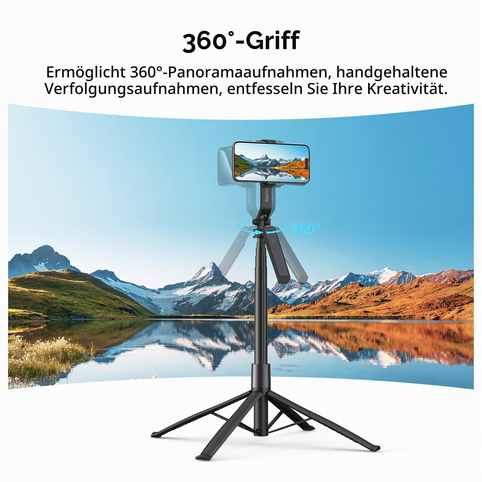 smallrig-4668-pt60-telefonstativ-185-cm-mit-bodennagel-selfie-stick-fernbedienun image 3