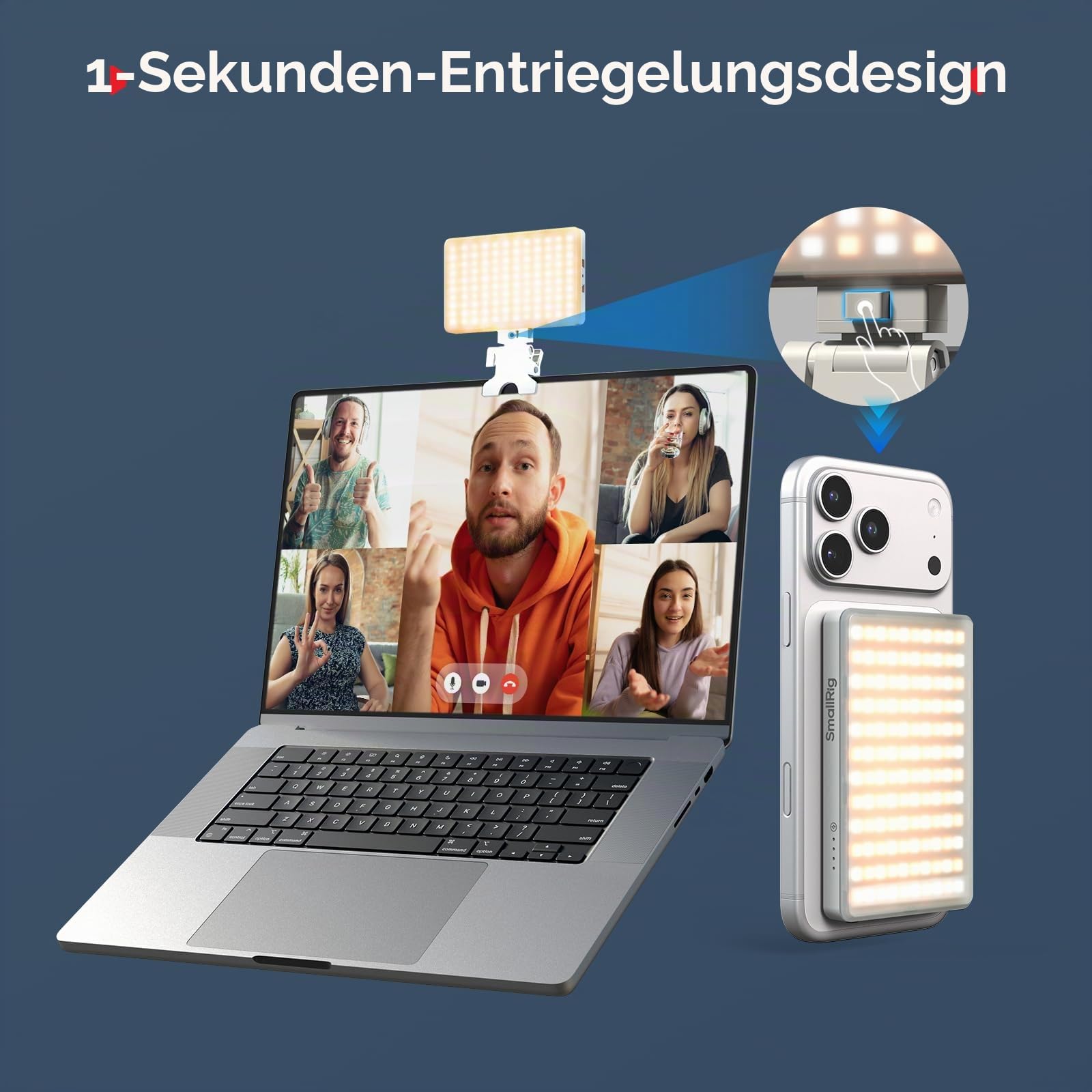 smallrig-5640-m3-magnetisches-selfie-licht-mit-clip-2000mah-2700k-6500k image 5