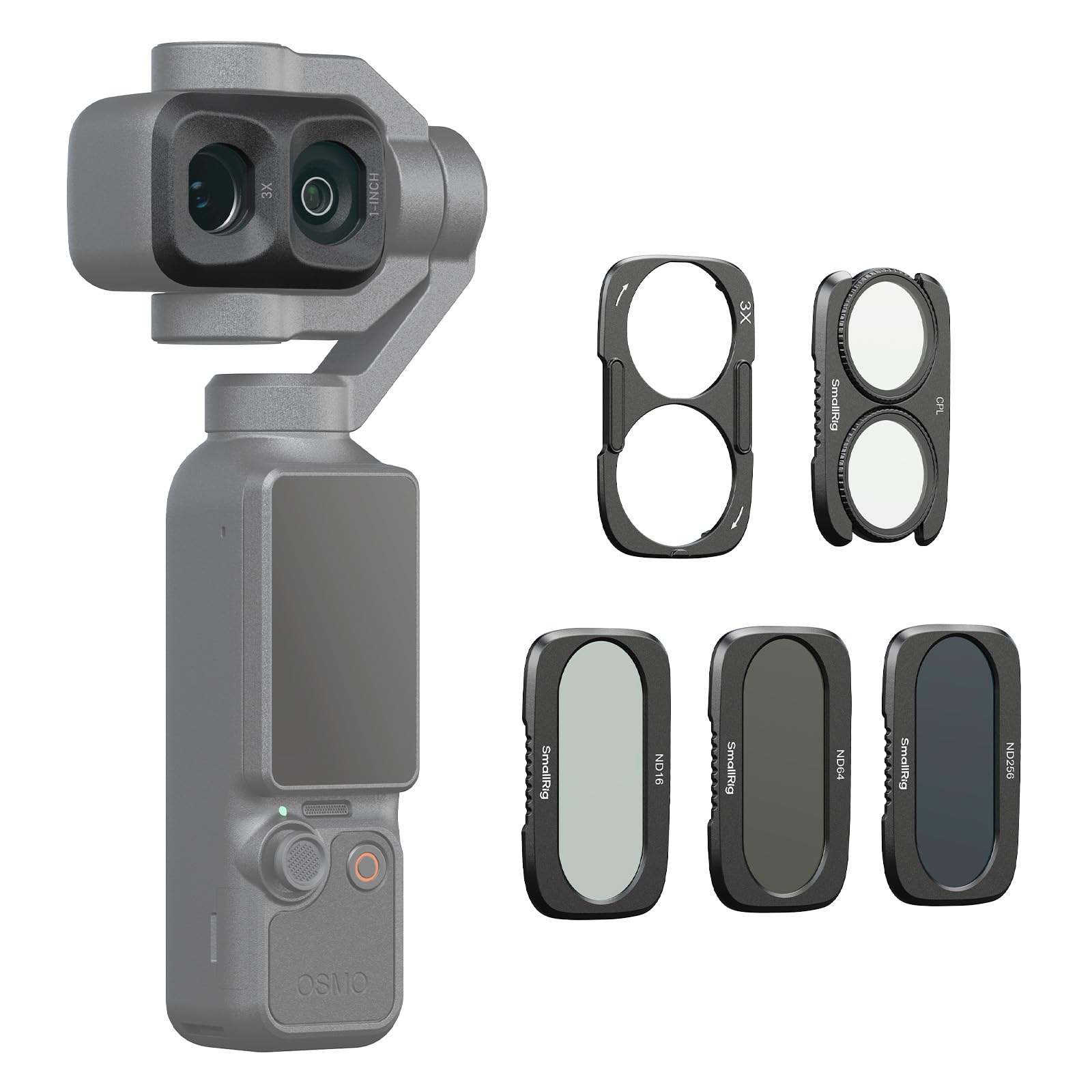 smallrig-filterset-f-r-dji-osmo-pocket-4p-6476-5-teiliges-nd16-nd64-nd256-cpl-se image 1