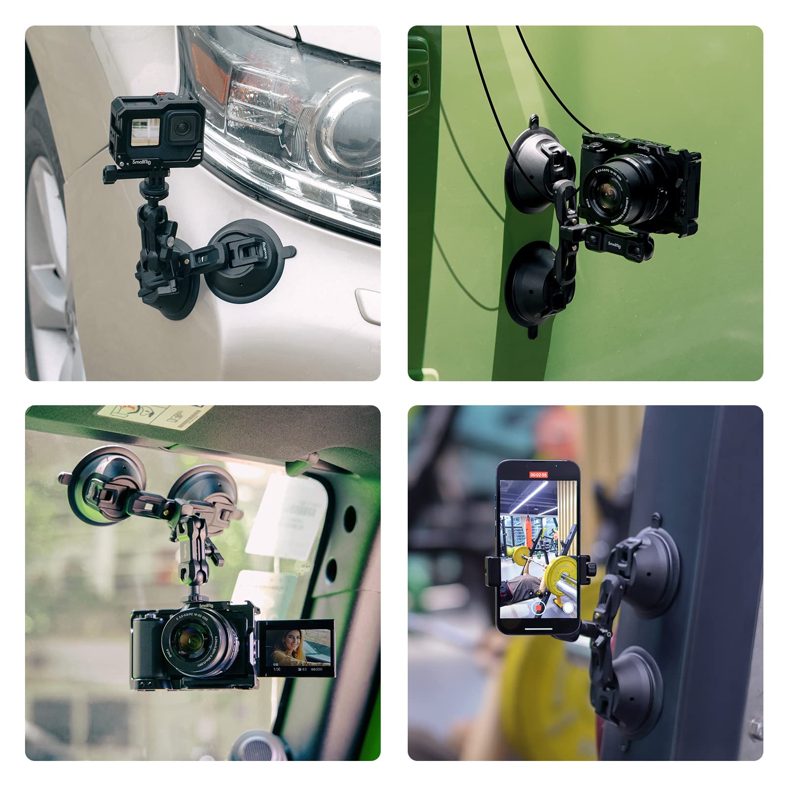 smallrig-saugnapfhalterung-mit-magic-arm-f-r-gopro-actioncam-und-leichte-kameras image 7