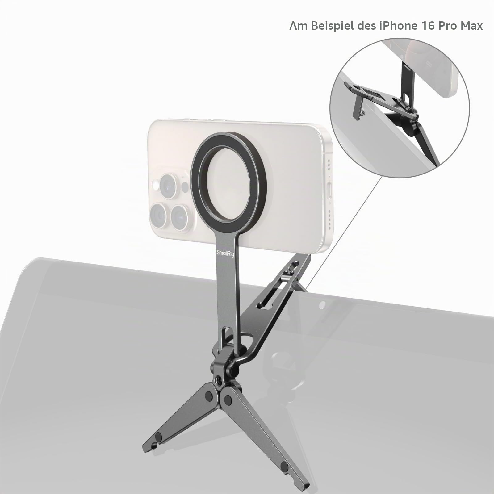 smallrig-5649-dual-magnet-handy-stativ-mini-tripod-f-r-magsafe-270 image 5