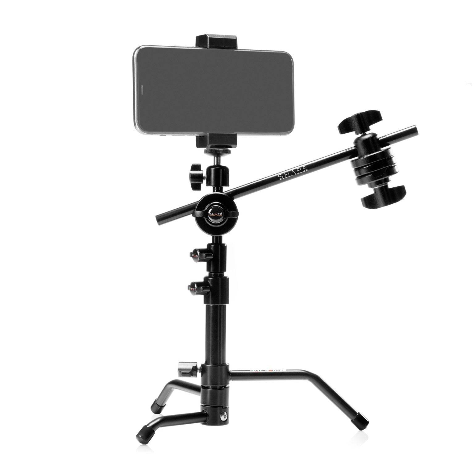 shape-mini-c-stand-5-zoll-mit-kugelkopf-und-smartphone-halter image 2