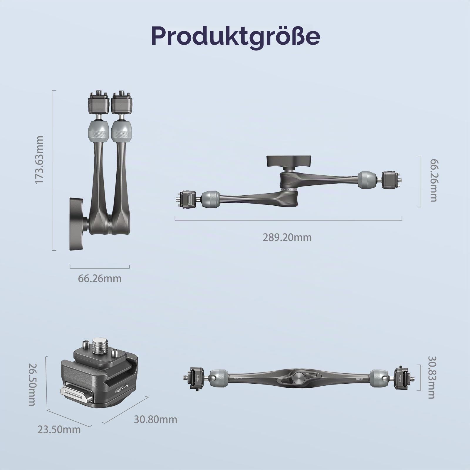 smallrig-4489-hawklock-h21-11-rosette-magic-arm-mit-schnellspannung image 8