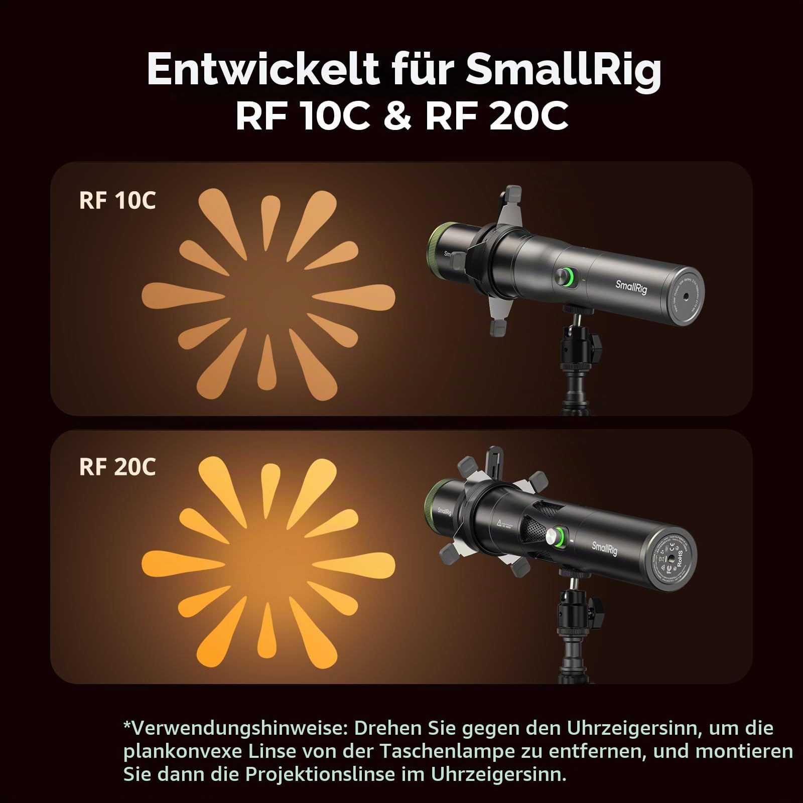 smallrig-sp-air-spotlight-snoot-kit-6376-f-r-rf-10c-20c image 2