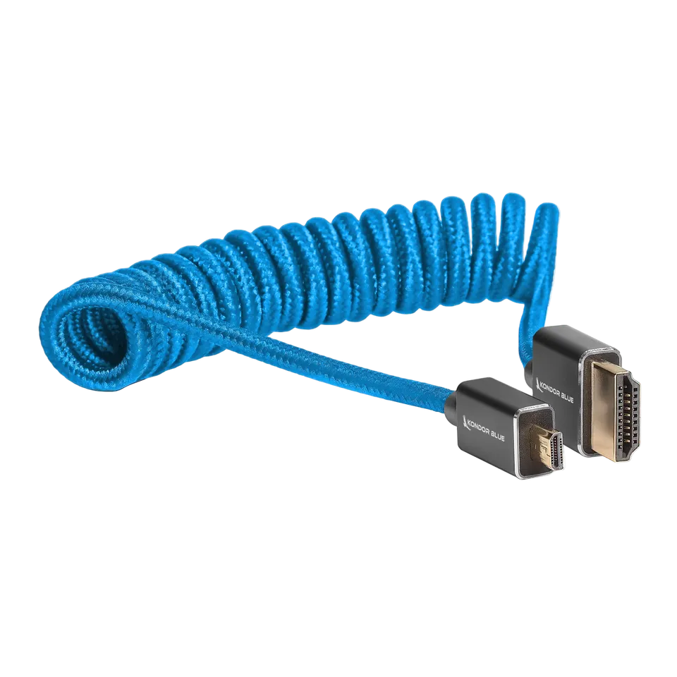 kondor-blue-micro-hdmi-auf-hdmi-kabel-12-24-coiled-nylon-braid image 1
