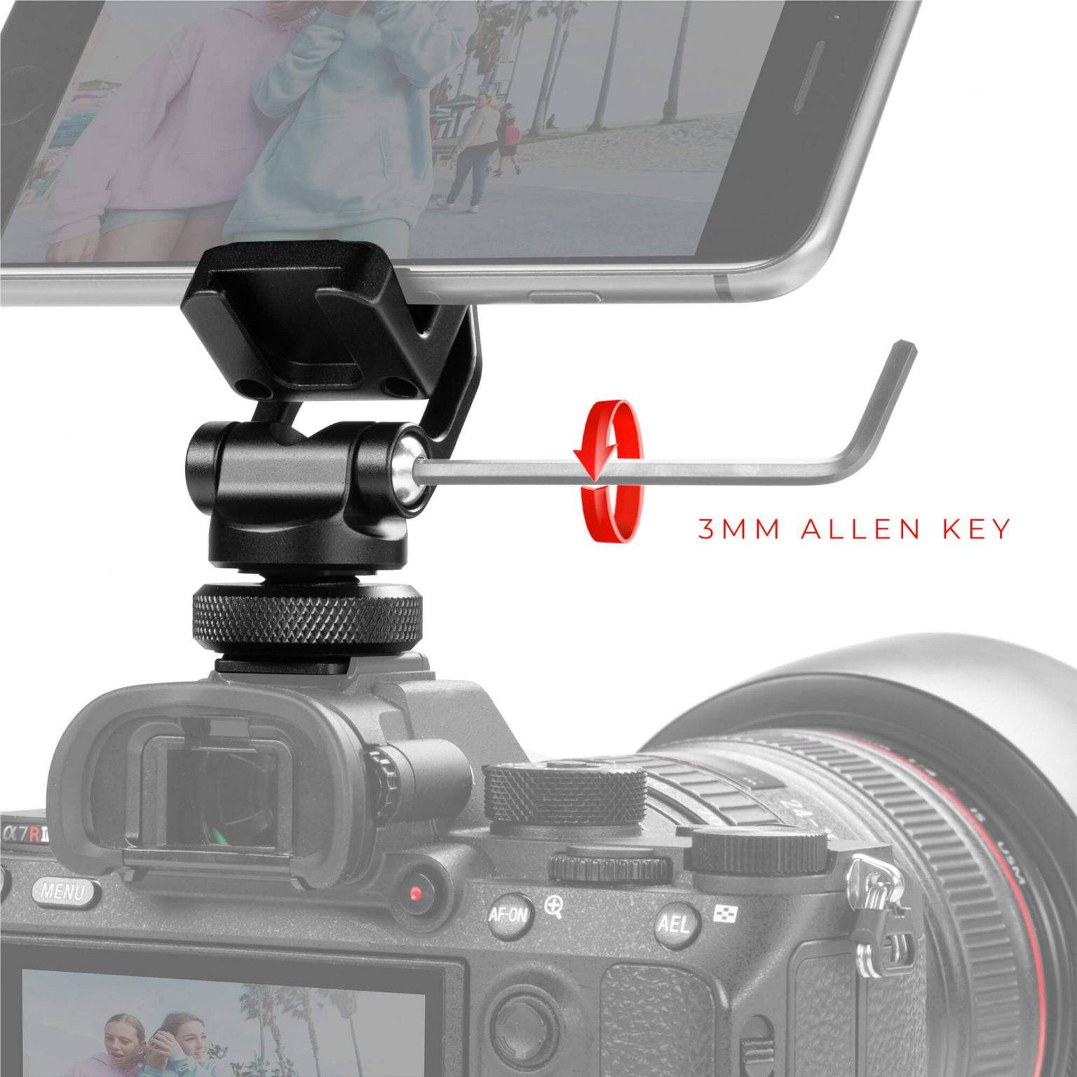 shape-smartphone-klemme-mit-friction-swivel-und-tilt-stativmount image 6