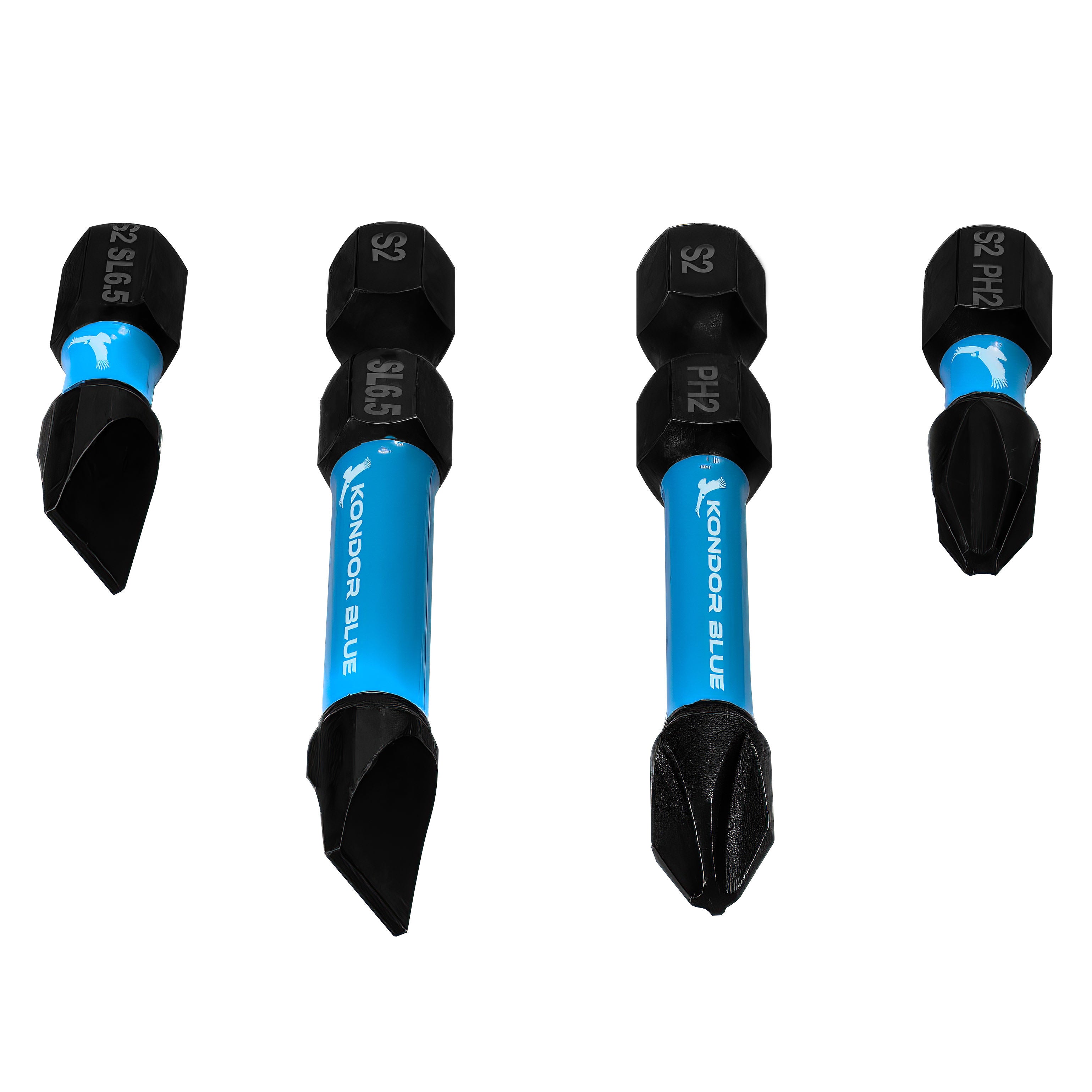 kondor-blue-bit-pack-4er-bit-set-philips-schlitz-25mm-50mm image 3