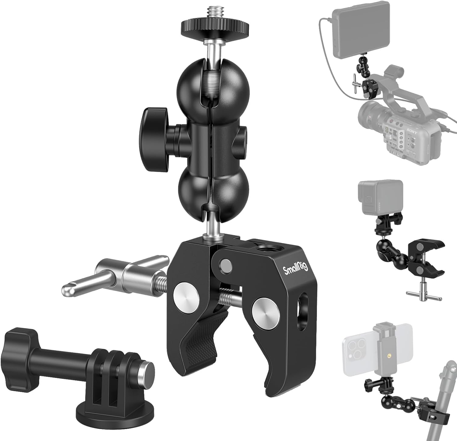 smallrig-1138b-mini-magic-arm-mit-super-clamp-klemme image 1