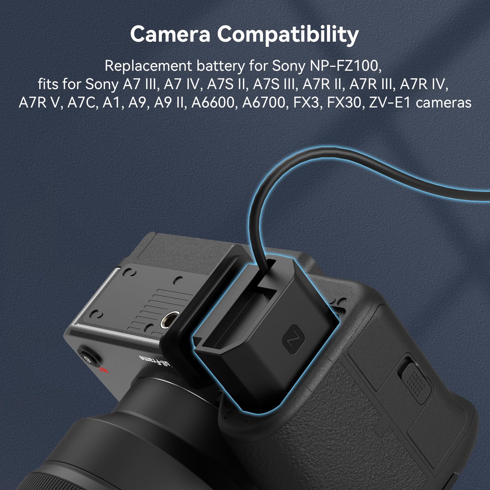 smallrig-dummy-battery-power-supply-adapter-kit-f-r-sony-np-fz100 image 2