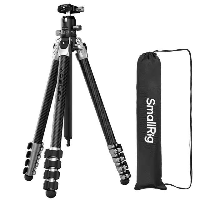 smallrig-5478-carbon-reisestativ-160-cm-mit-360-kugelkopf-5-kg image 1
