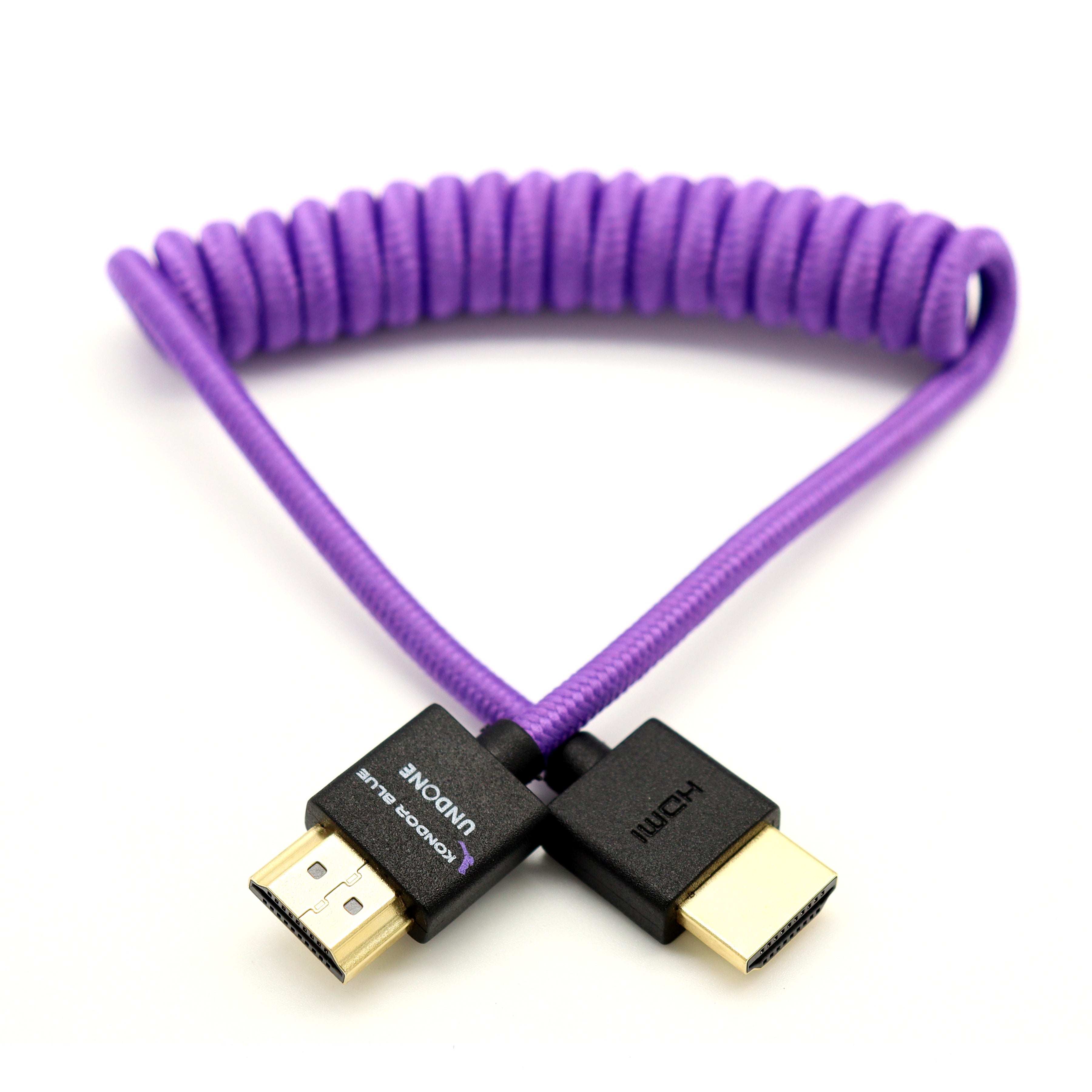 kondor-blue-gerald-undone-mk2-hdmi-kabel-12-24-spiralkabel-lila image 2