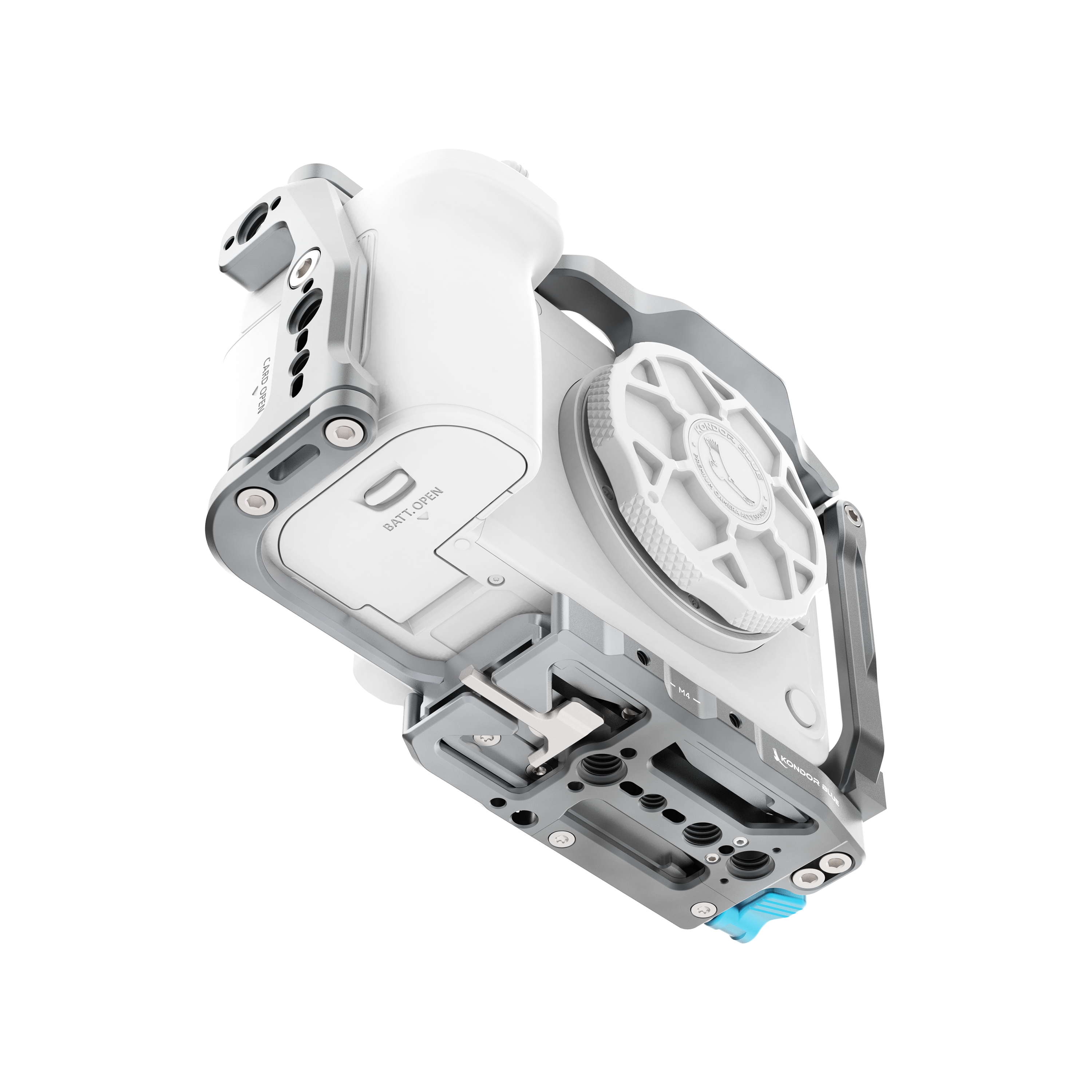 kondor-blue-canon-r6-v-hybrid-camera-cage-hybrid-hatch-2-0-voll-halb-cage image 6