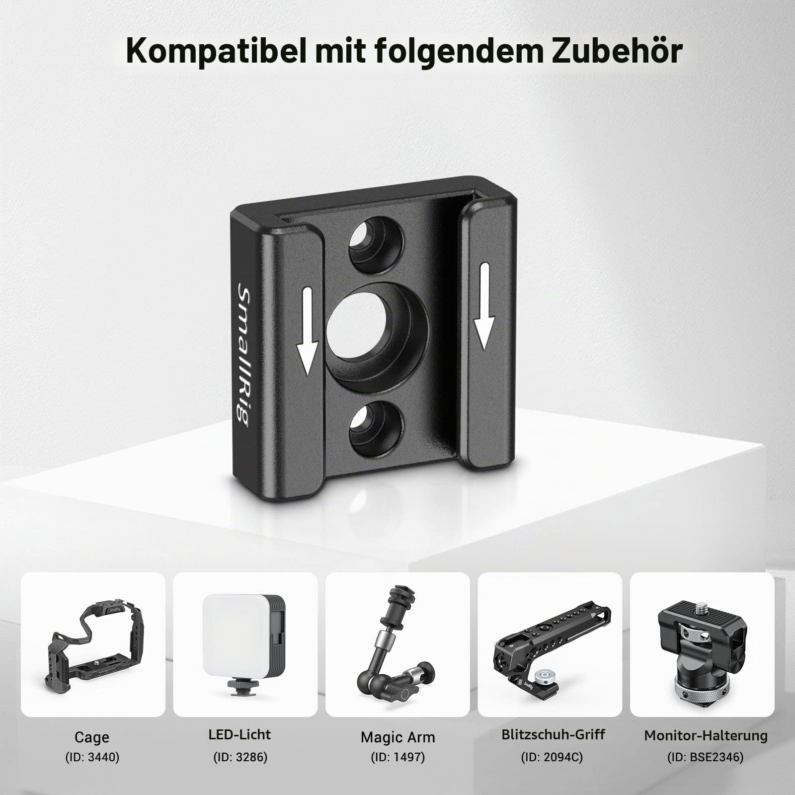 smallrig-2060-cold-shoe-adapter-halterung-1-4-zoll-2er-pack image 2