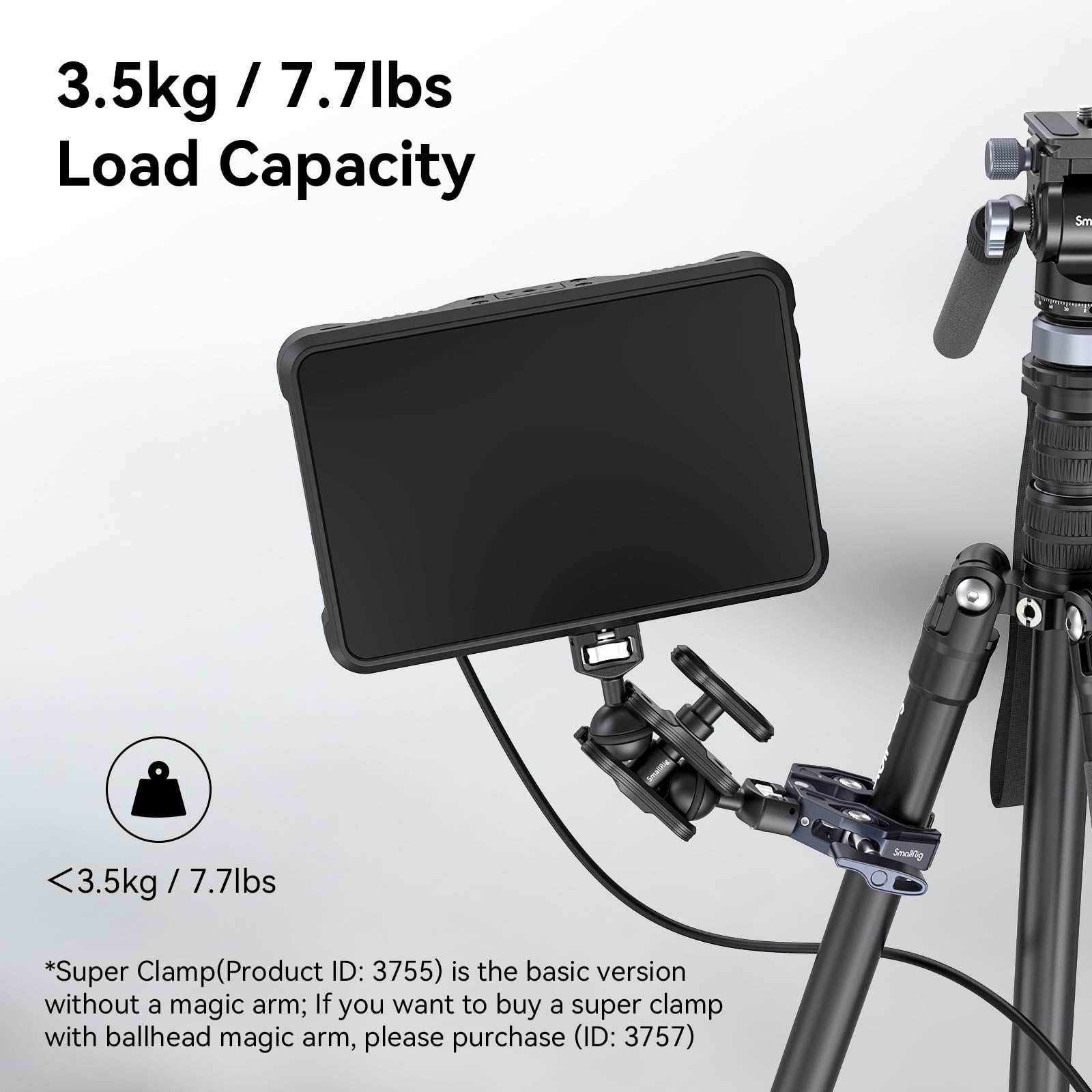 smallrig-3755b-crab-shaped-superklemme-mit-1-4-20-und-3-8-16-gewinde image 3