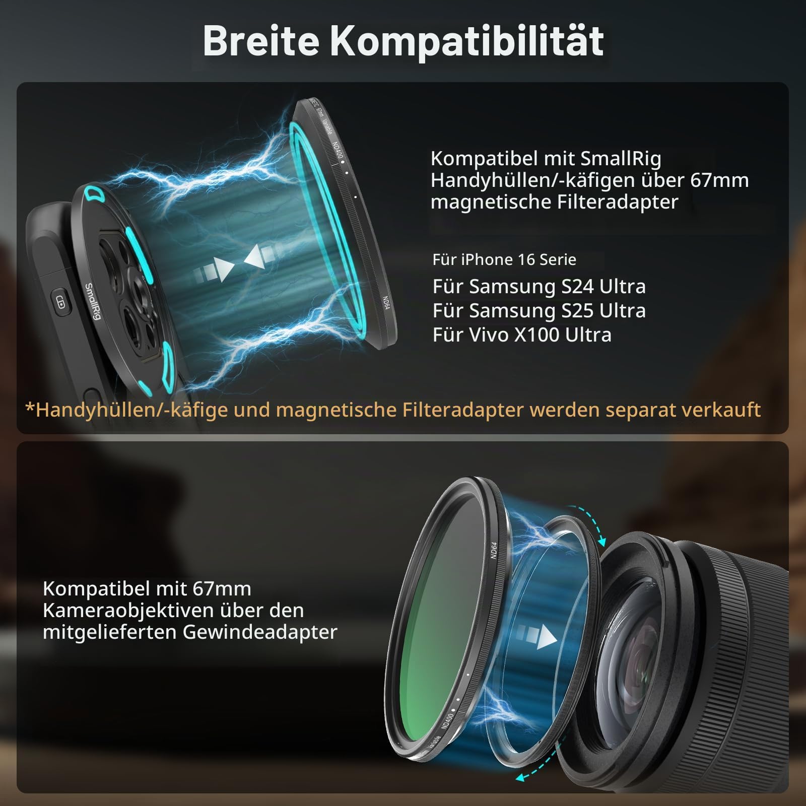 smallrig-5169-magnetischer-67-mm-vnd-filter-nd64-nd400-6-9-blendenstufen image 5