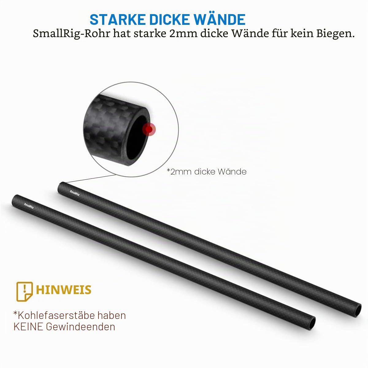 smallrig-851-15mm-carbon-stangen-30cm-2er-set-f-r-dslr-rig image 5