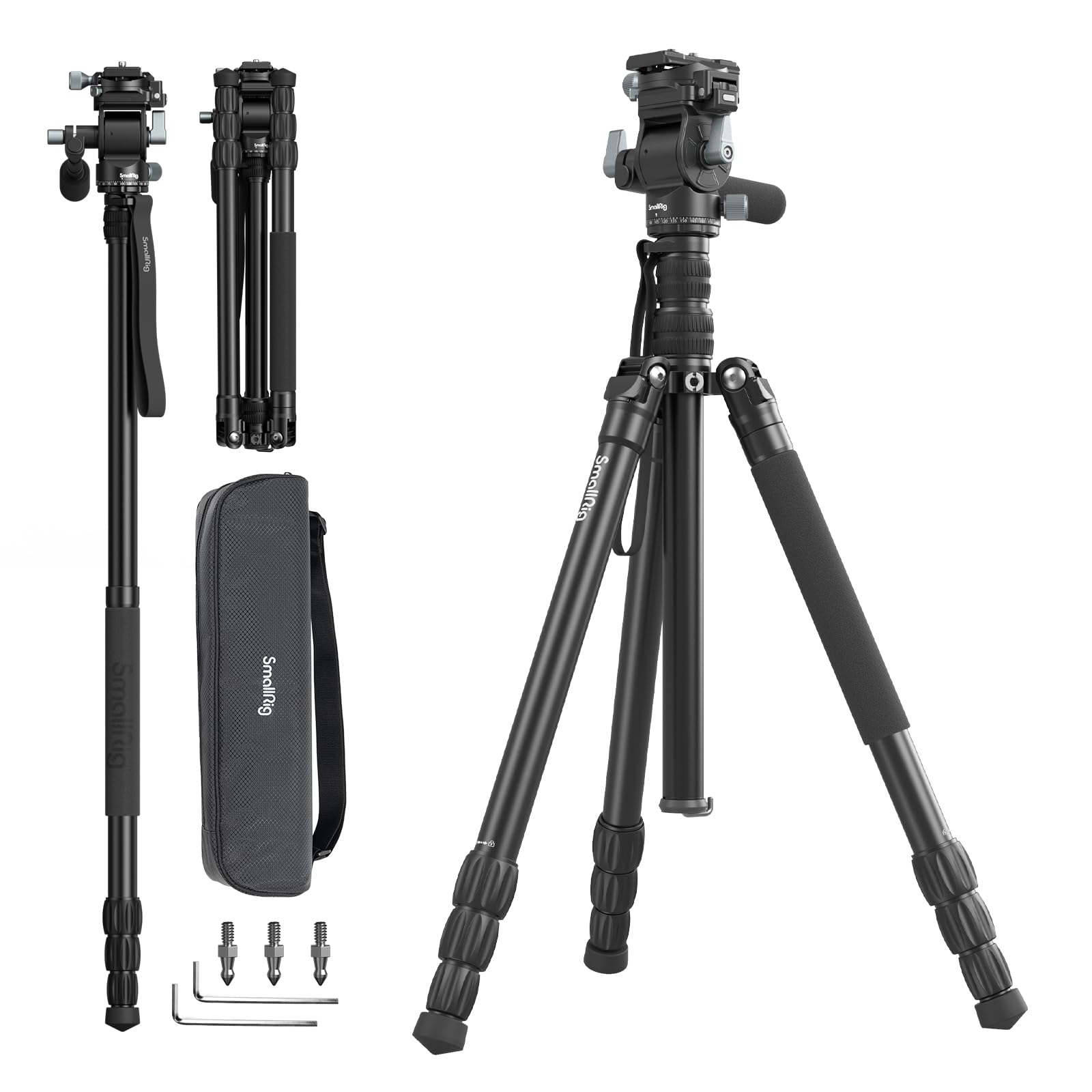 smallrig-freeblazer-ct195-4307-video-tripod-185-cm-2-in-1-stativ-einbeinstativ-5 image 1