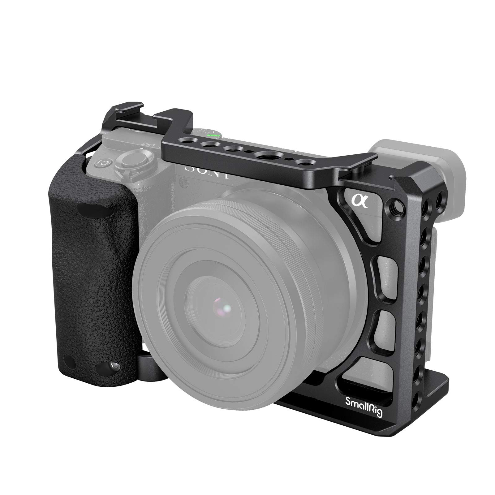 smallrig-3164b-vollk-fig-mit-silikongriff-f-r-sony-a6100-a6300-a6400 image 1