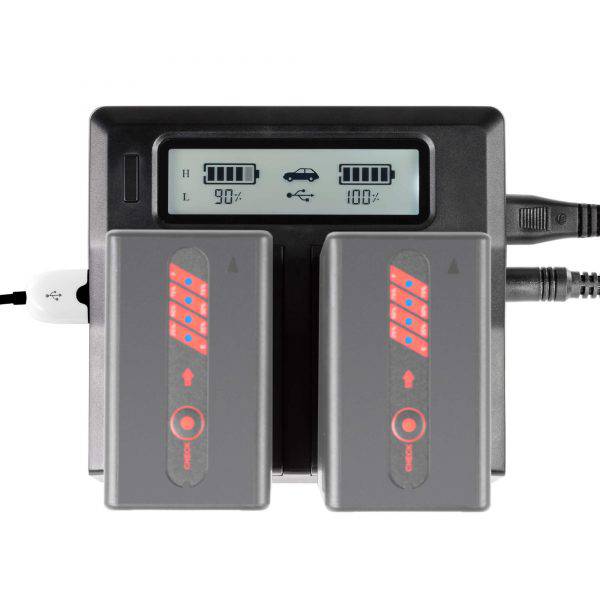 shape-bp-u-dual-lcd-ladeger-t-mit-usb-f-r-sony-akkus image 3