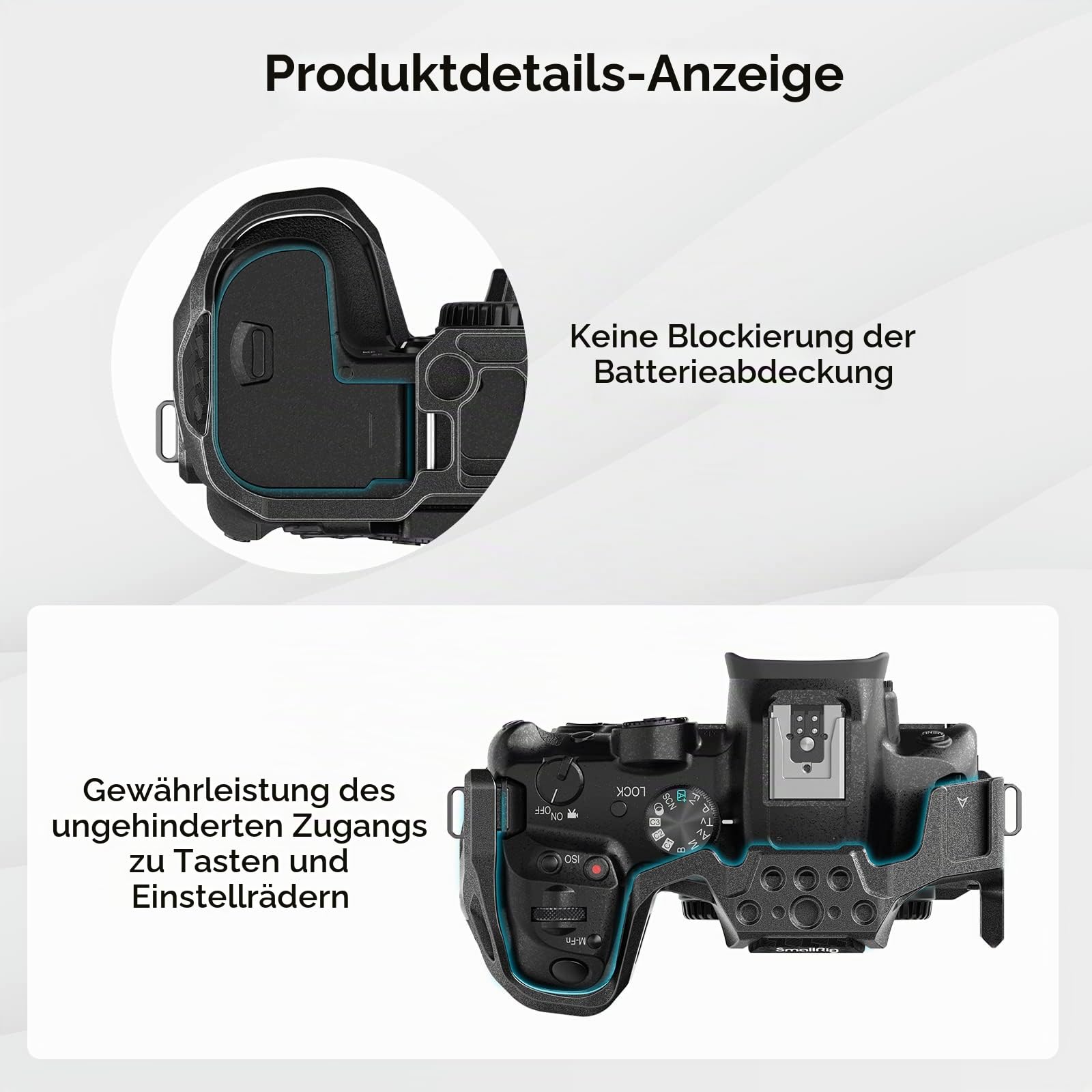 smallrig-4003b-cage-f-r-canon-r7-mit-arca-swiss-platte-kamera-k-fig-mit-nato-sch image 4