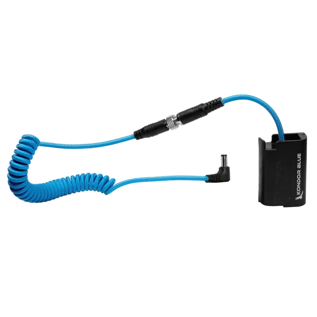 kondor-blue-dc-2-1-auf-dmw-blk22-dummy-battery-kabel-f-r-panasonic-lumix-gh6-s5i image 1