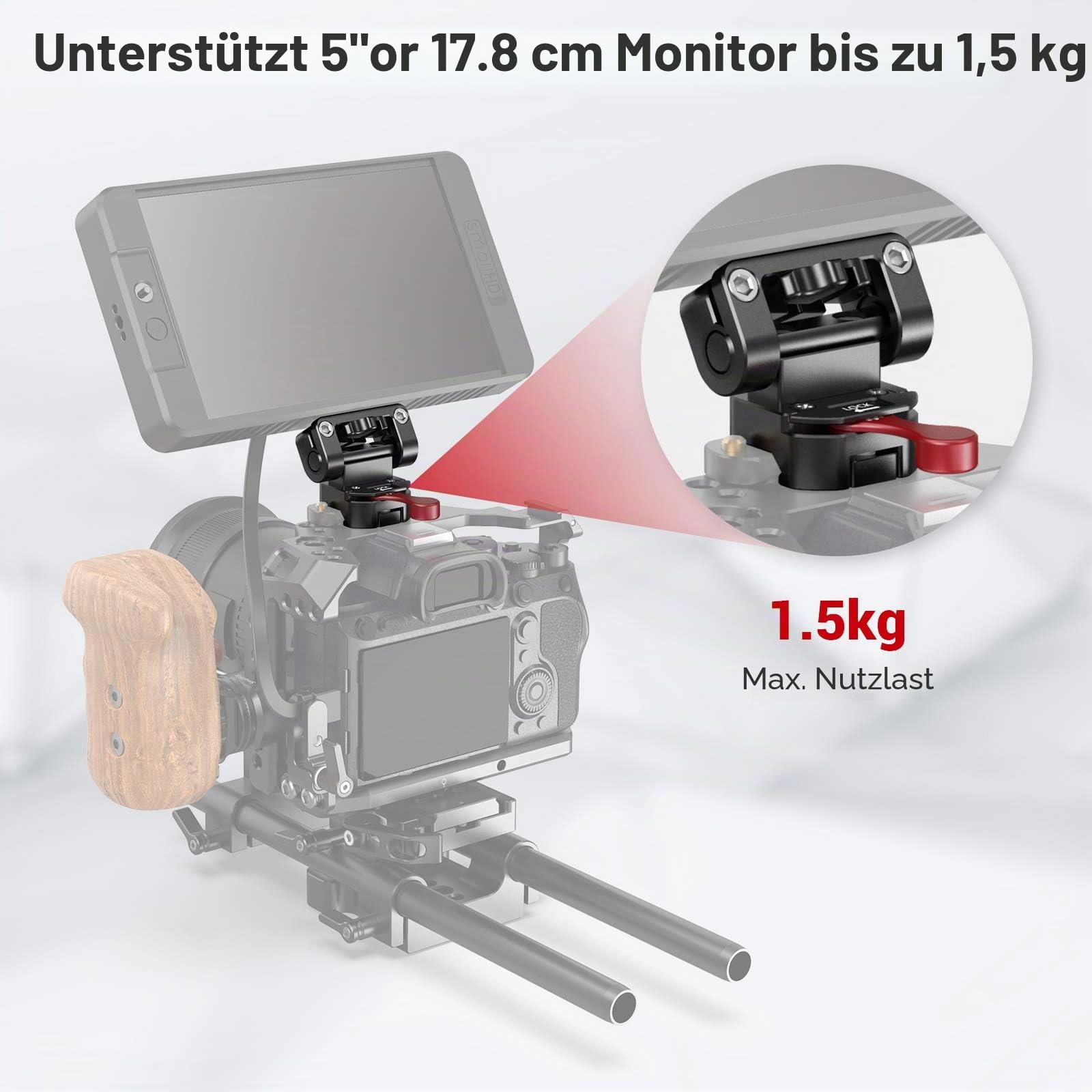 smallrig-2100b-monitorhalterung-camera-monitor-mount-mit-nato-clamp-160-neigung image 3
